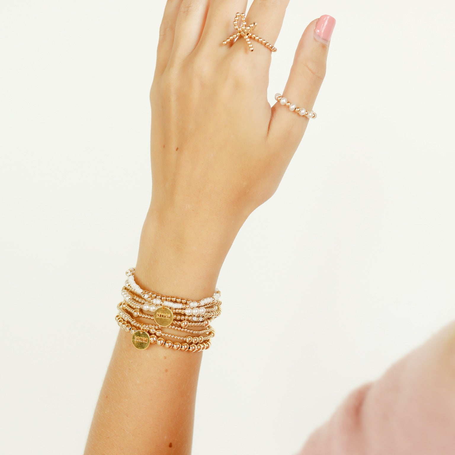 Mom Charm Sprinkle Bracelet