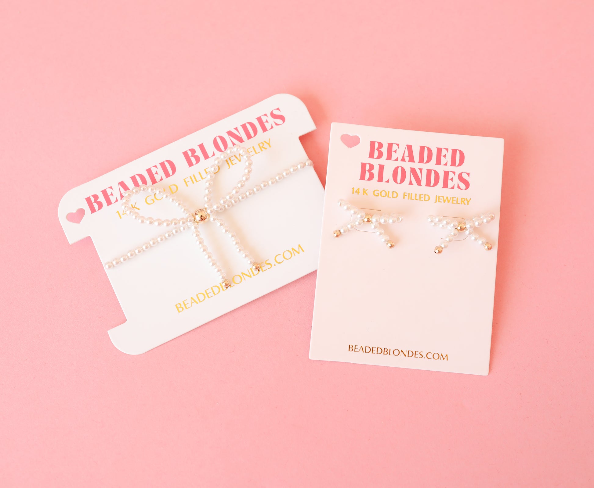 Pearl Bow + Earring Bundle