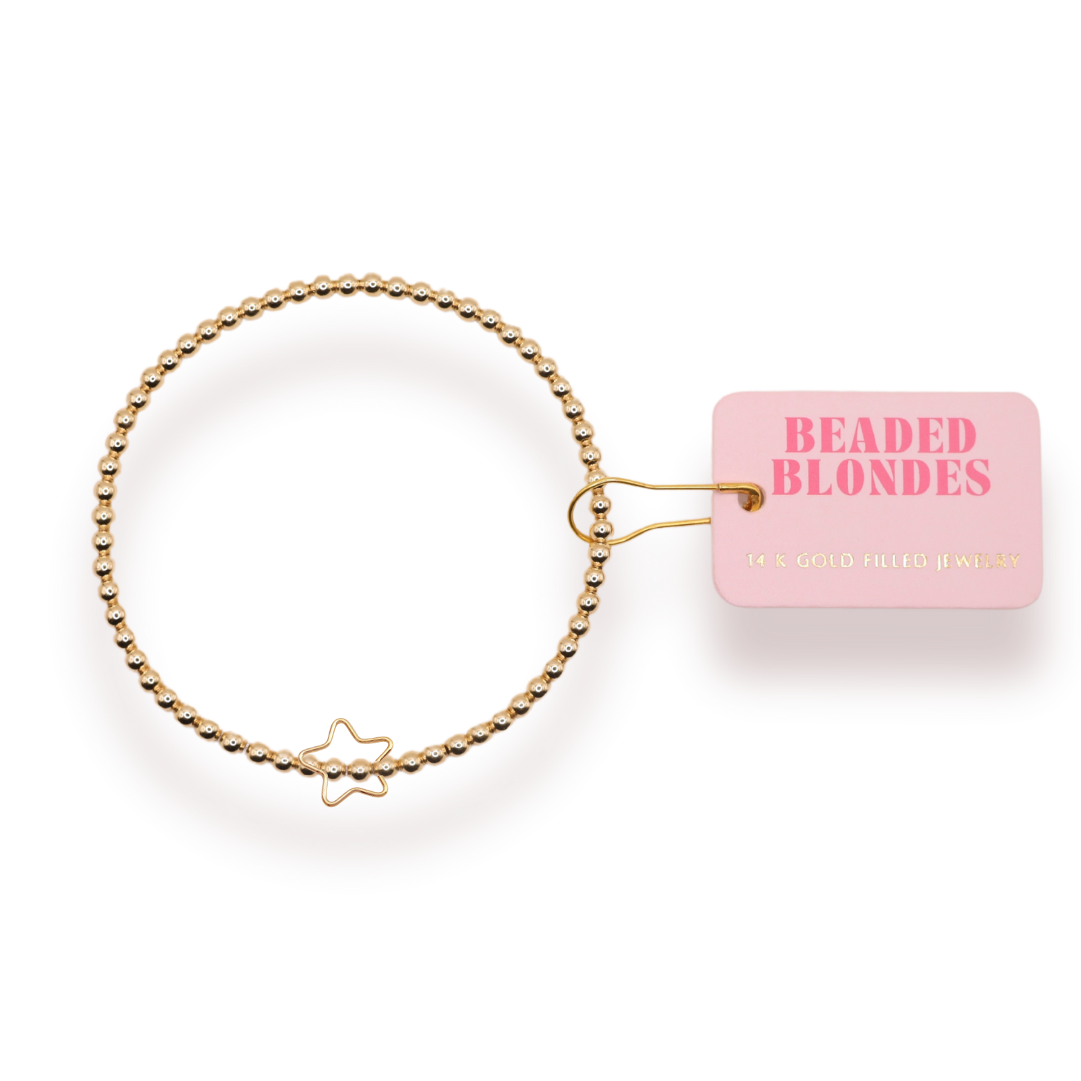 Wire Star Charm Bracelet