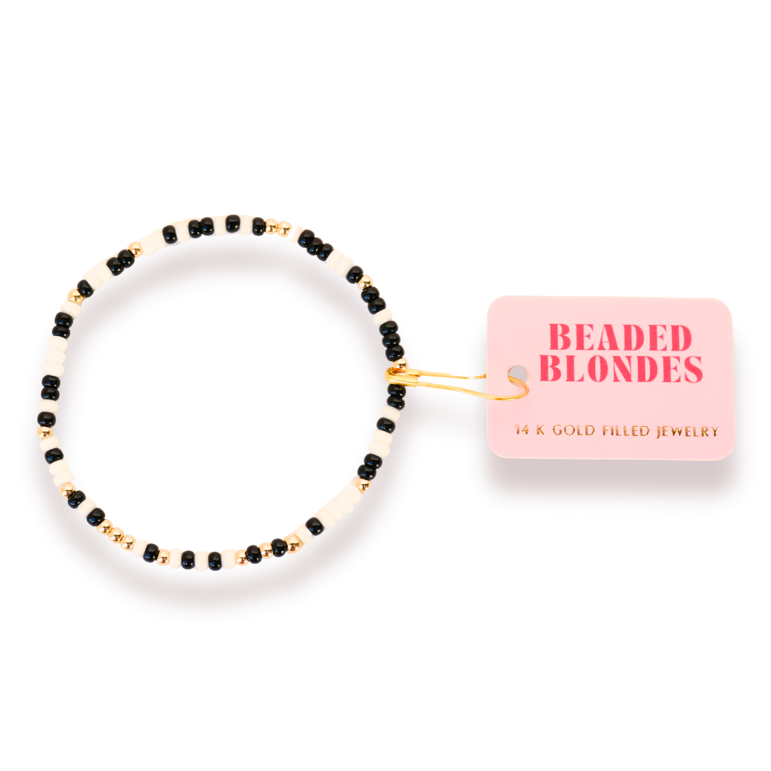 Black & White Sprinkle Bracelet (Spring Sale)