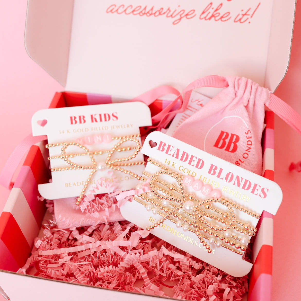 Gold Bow Bracelet (Kids Size)