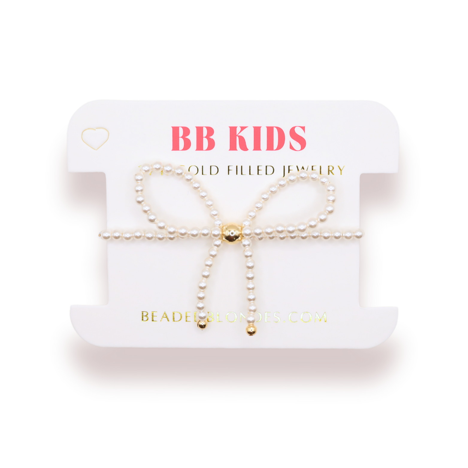 Pearl Bow Bracelet (Kids Size)