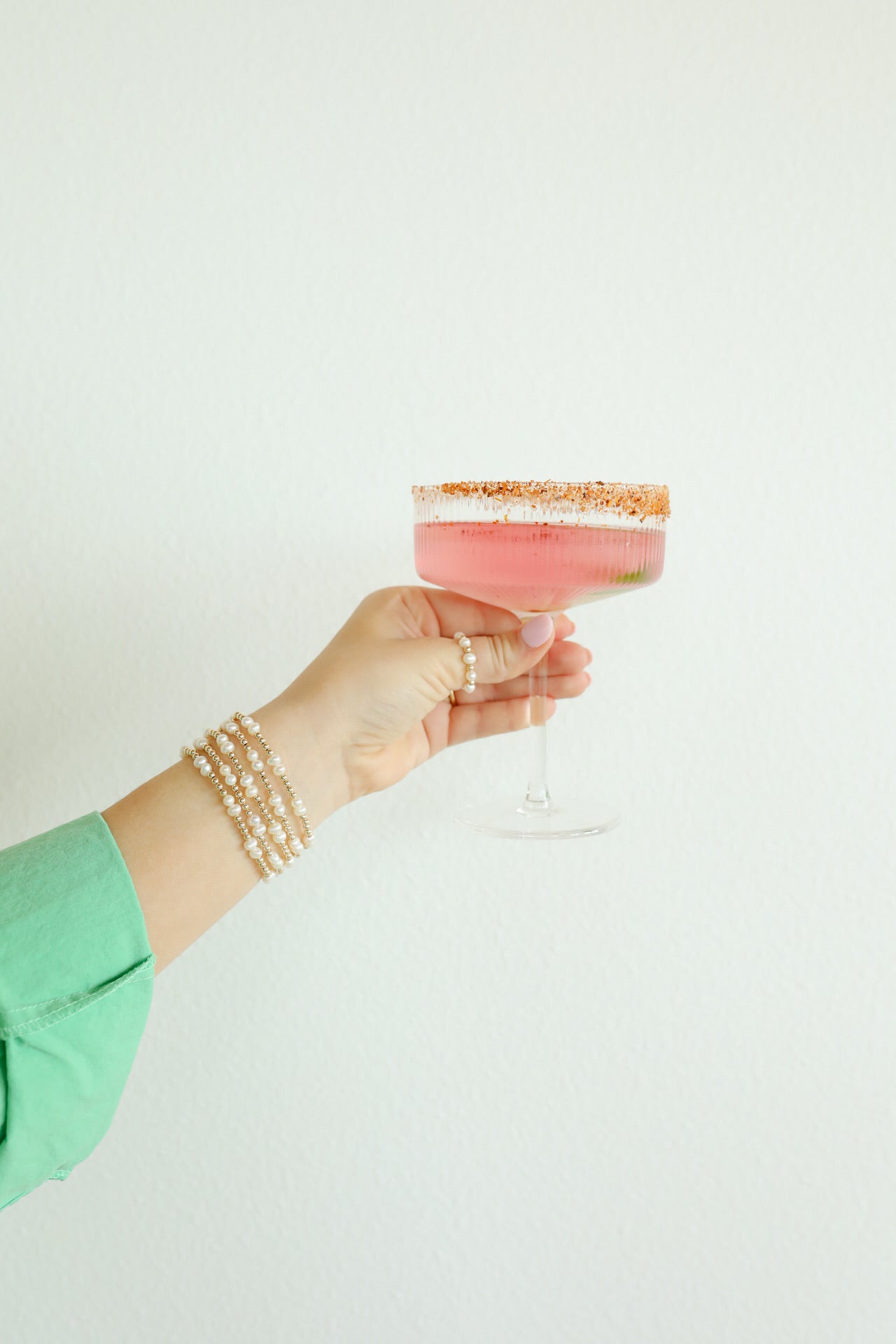 Coastal Pearl Bracelet in Gold