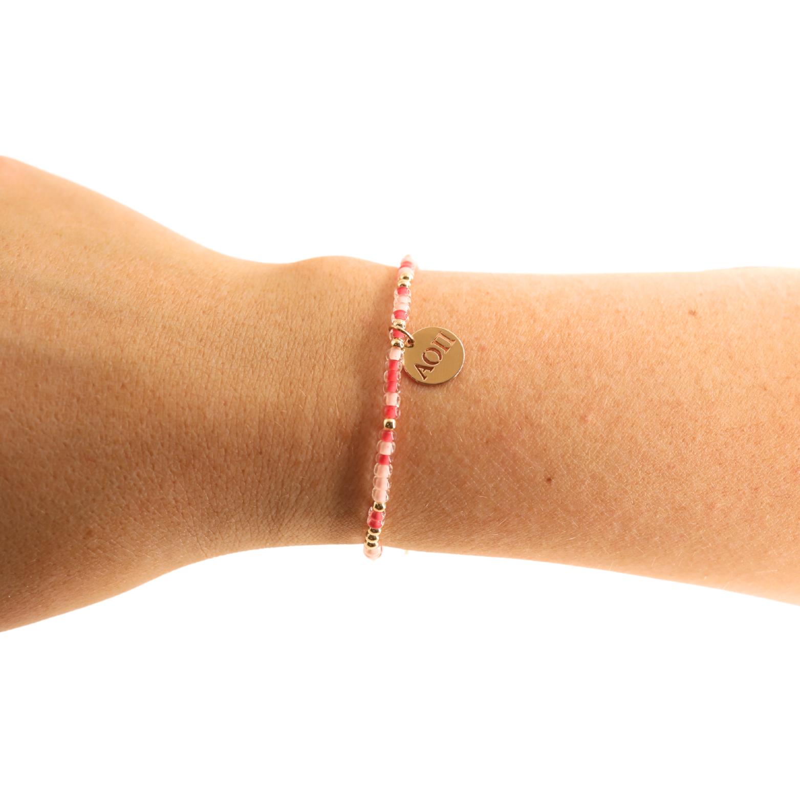 Alpha Omicron Pi Sprinkle Charm Bracelet