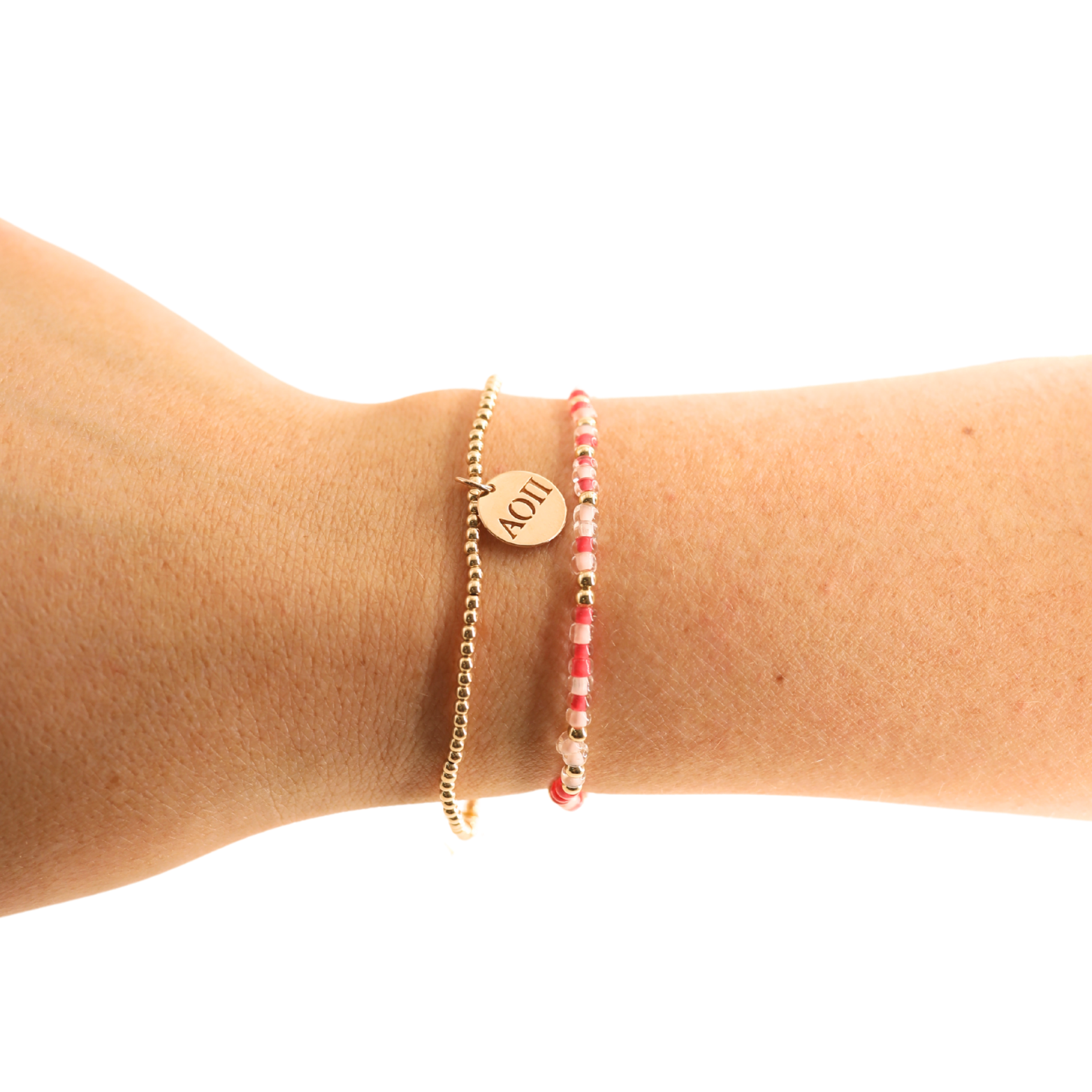 Alpha Omicron Pi Charm Bracelet