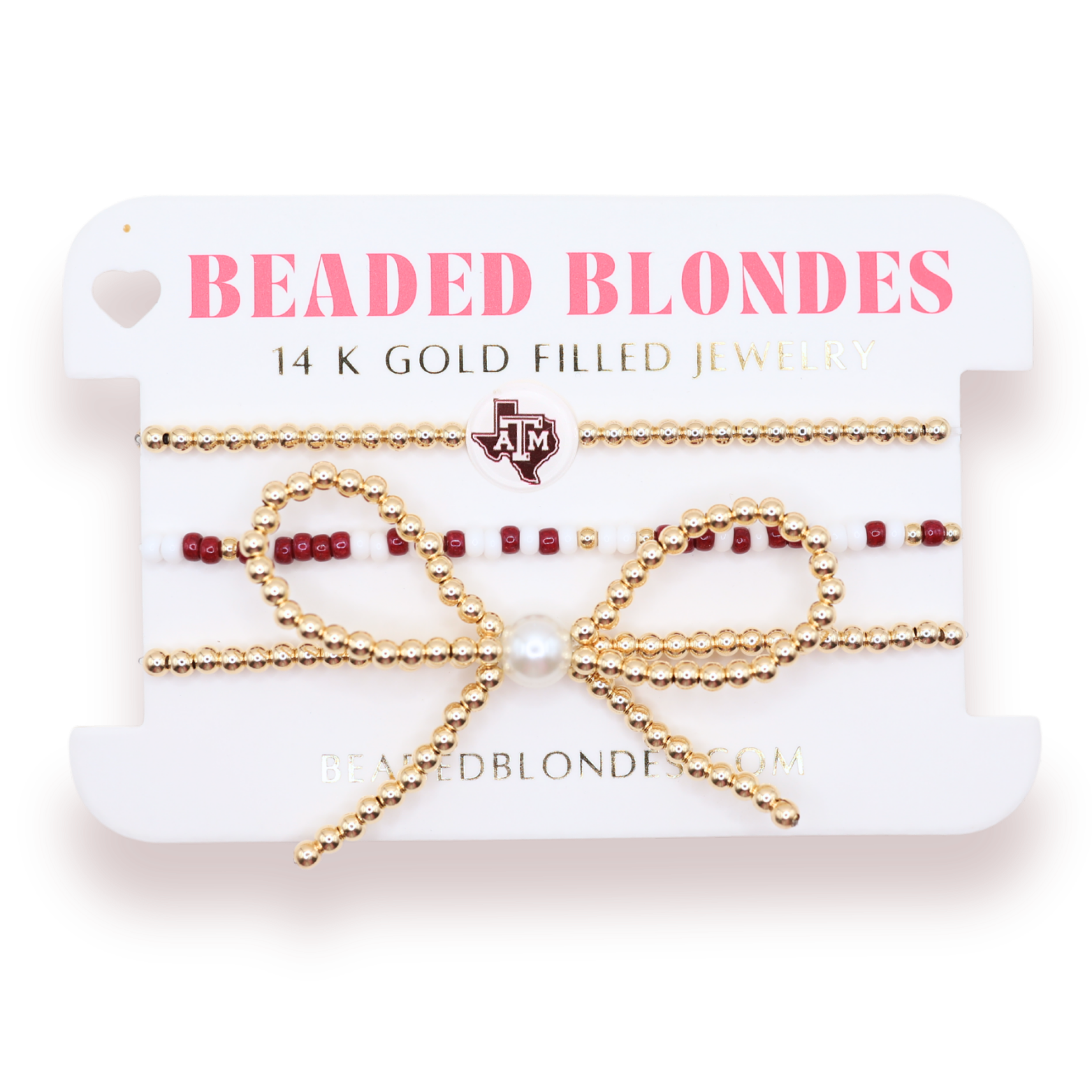 TAMU/Aggies Logo Bow Stack of 3