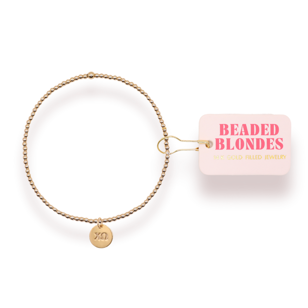 Chi Omega Charm Bracelet