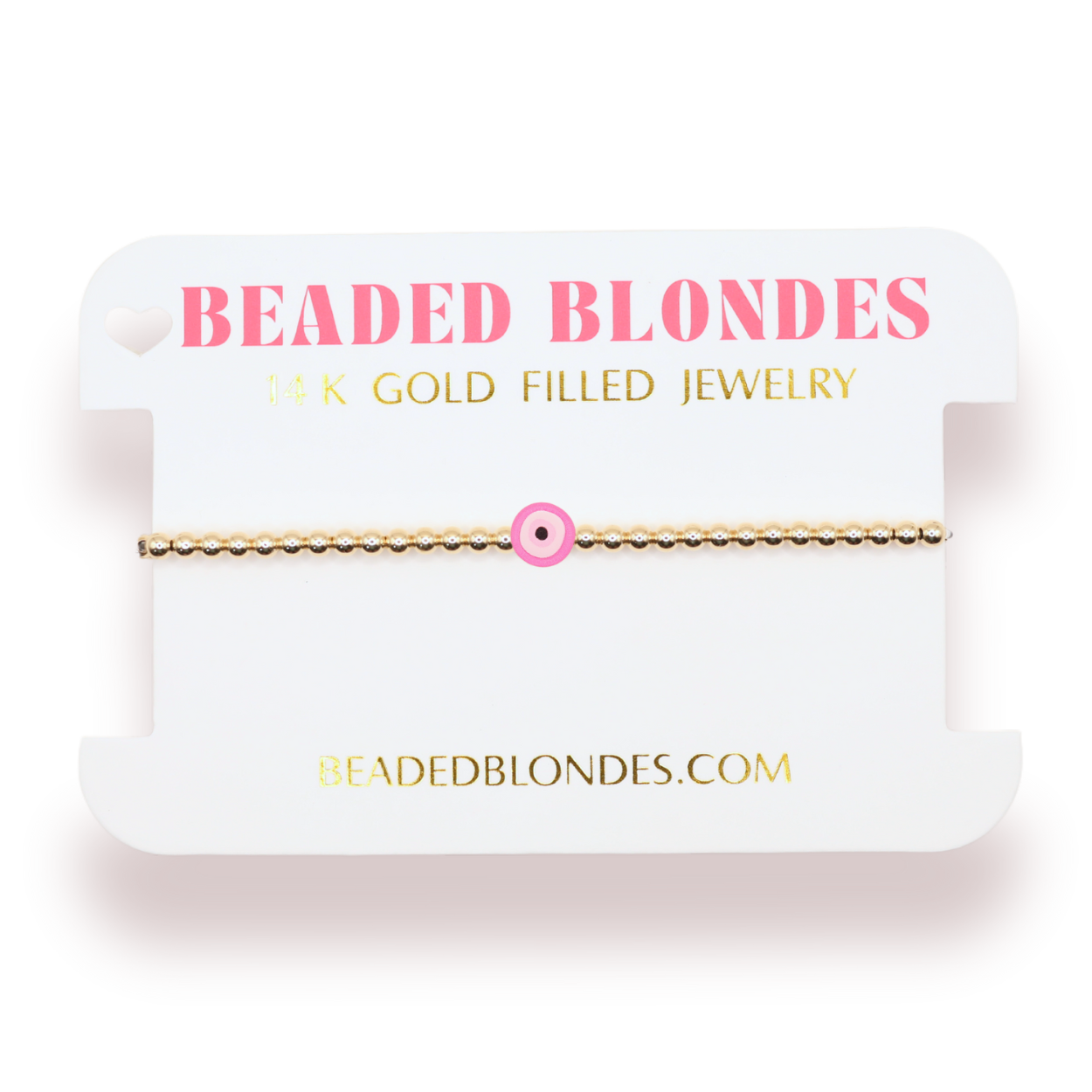 Pink Evil Eye Bracelet