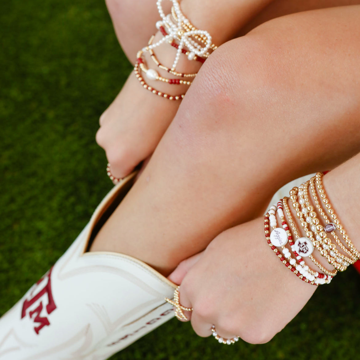 Maroon & White Game Day Sprinkle