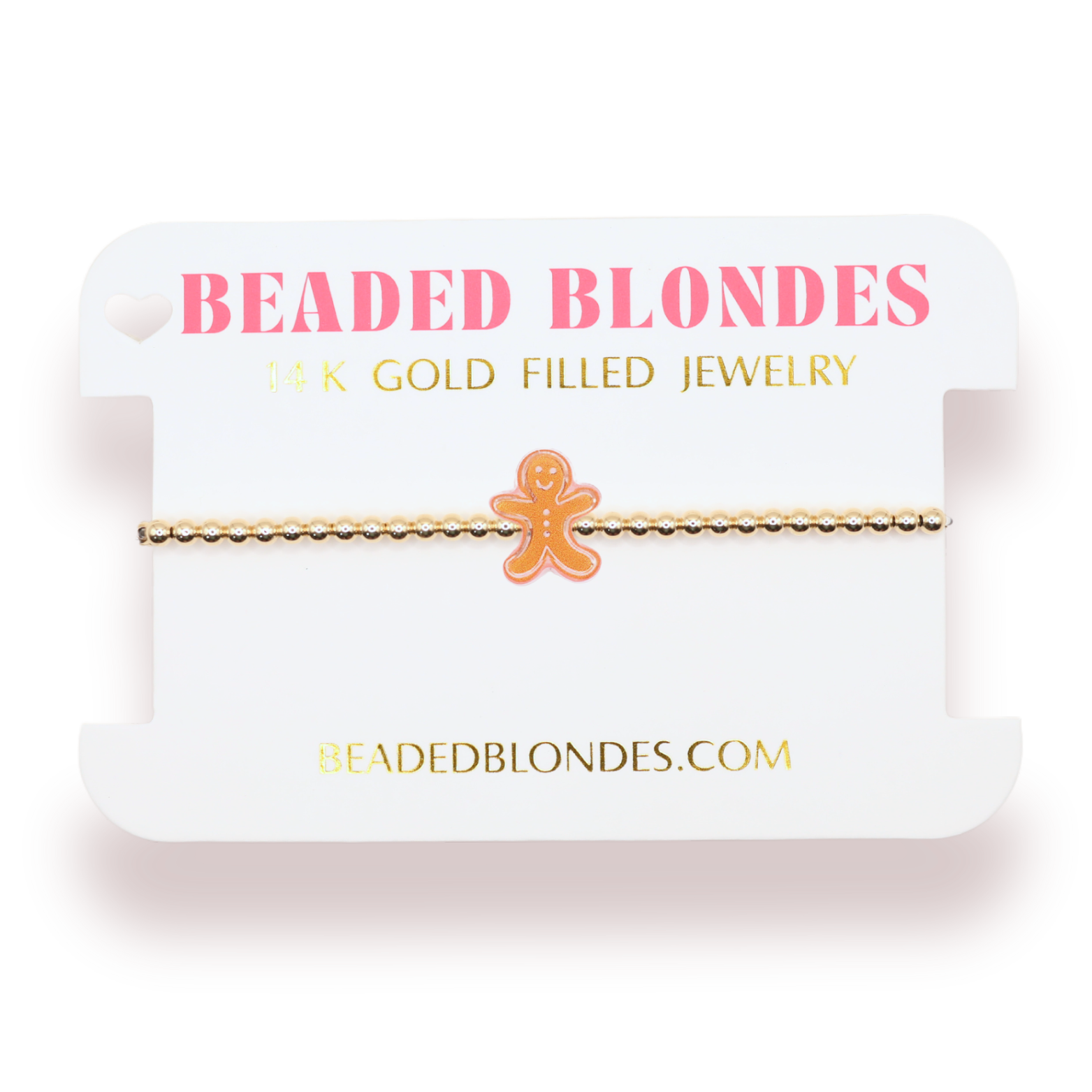 Gingerbread Man Bracelet