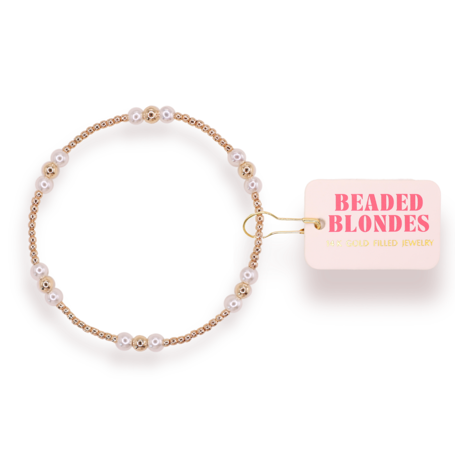 Iris Bracelet in Gold – Beaded Blondes