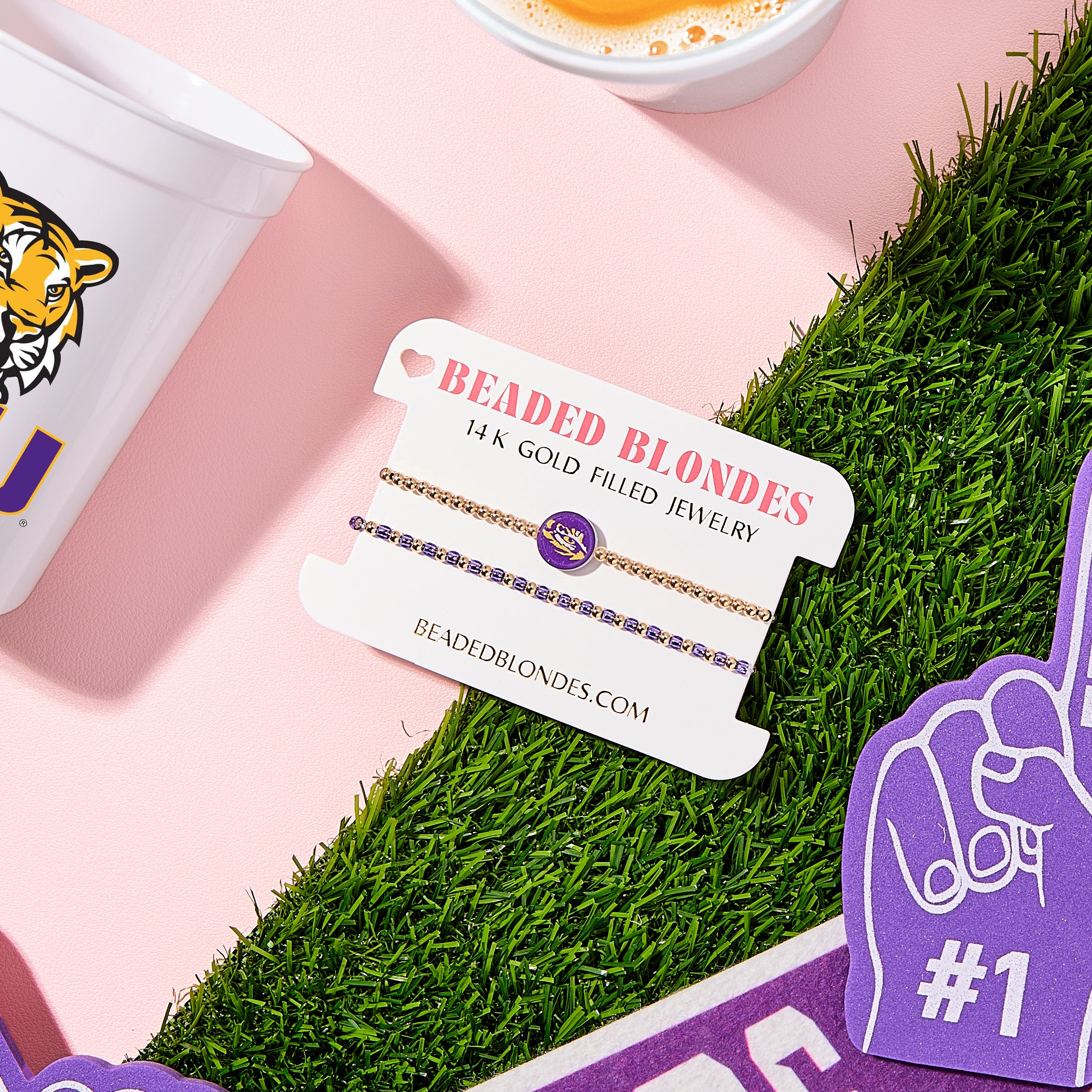 LSU/Tigers Logo Bow Stack of 3