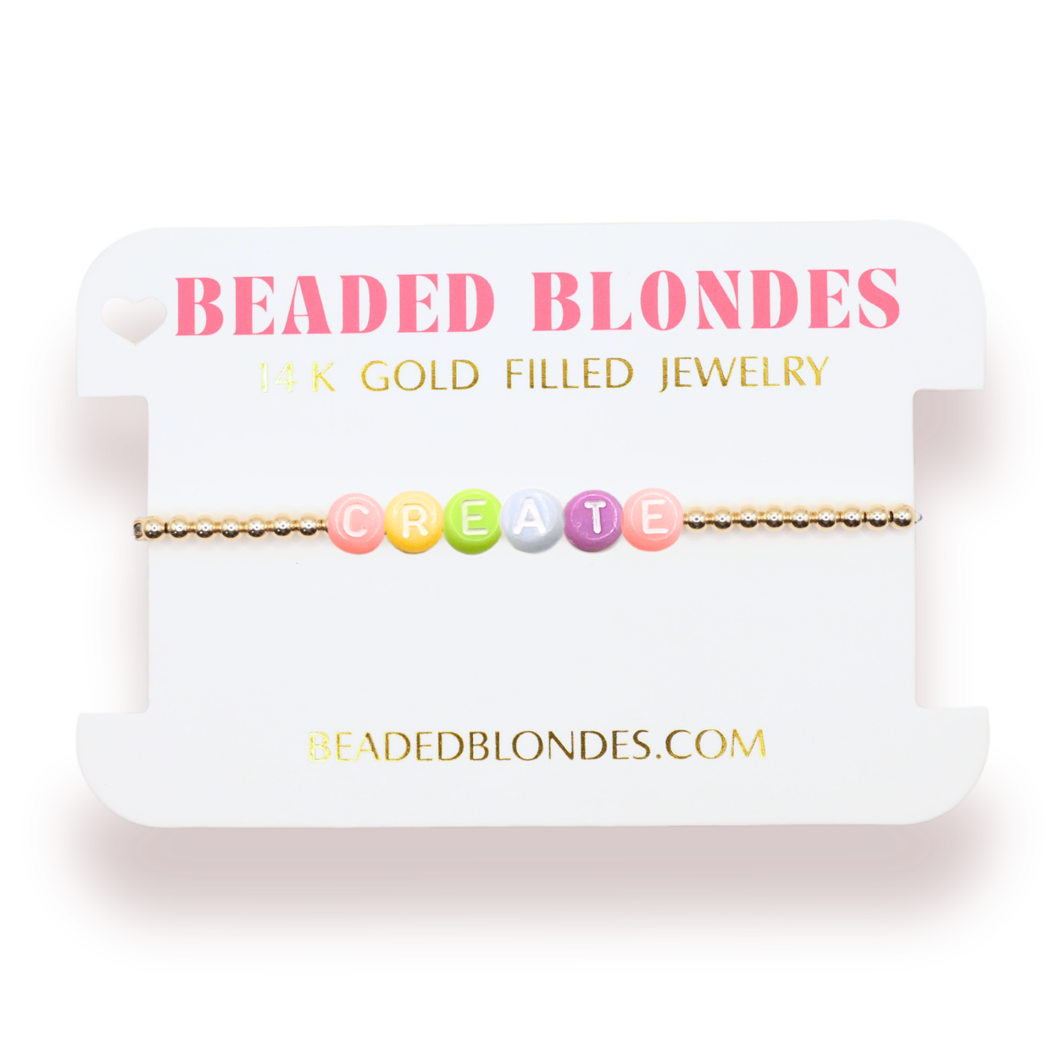 Create Rainbow Letter Bracelet