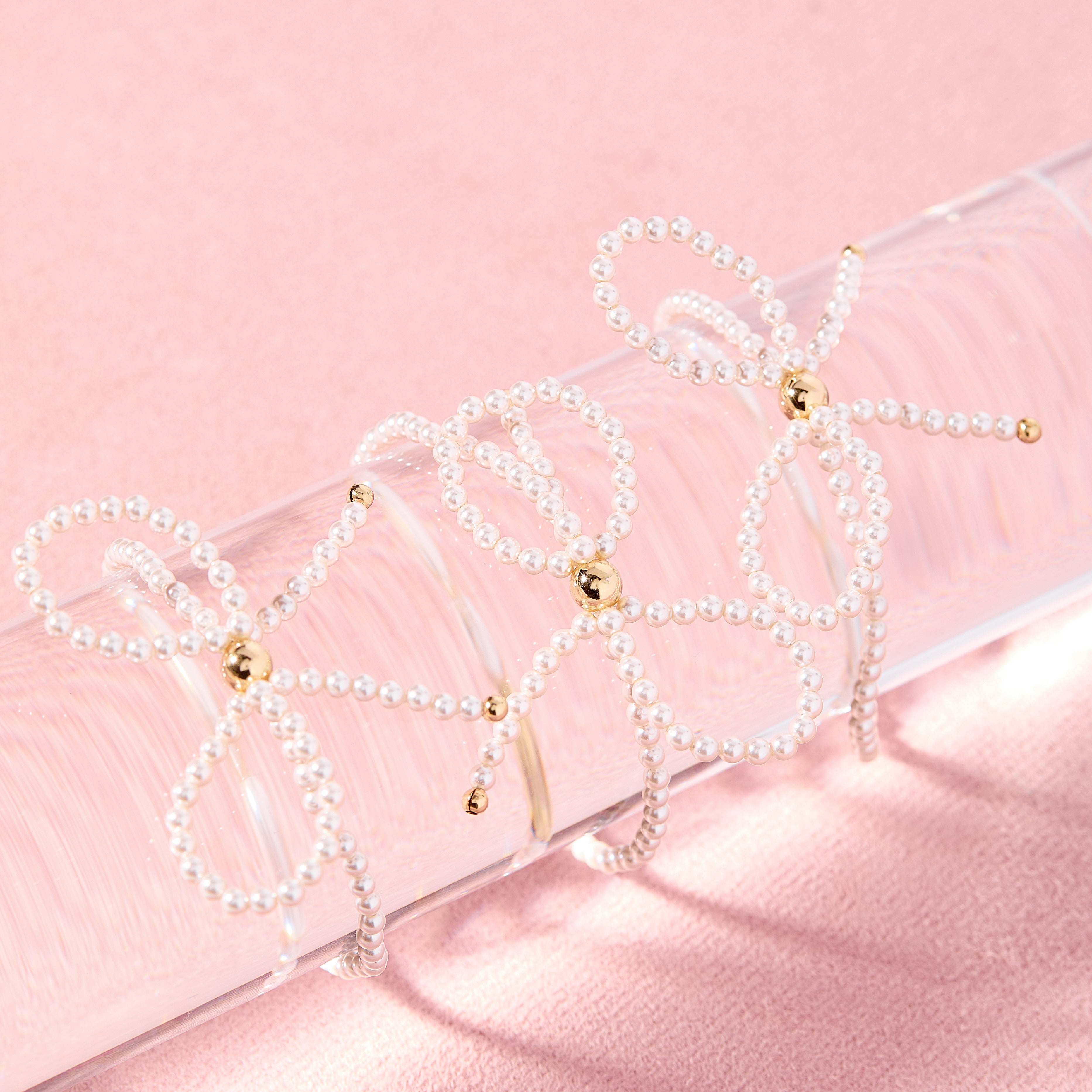 Pearl Bow Bracelet