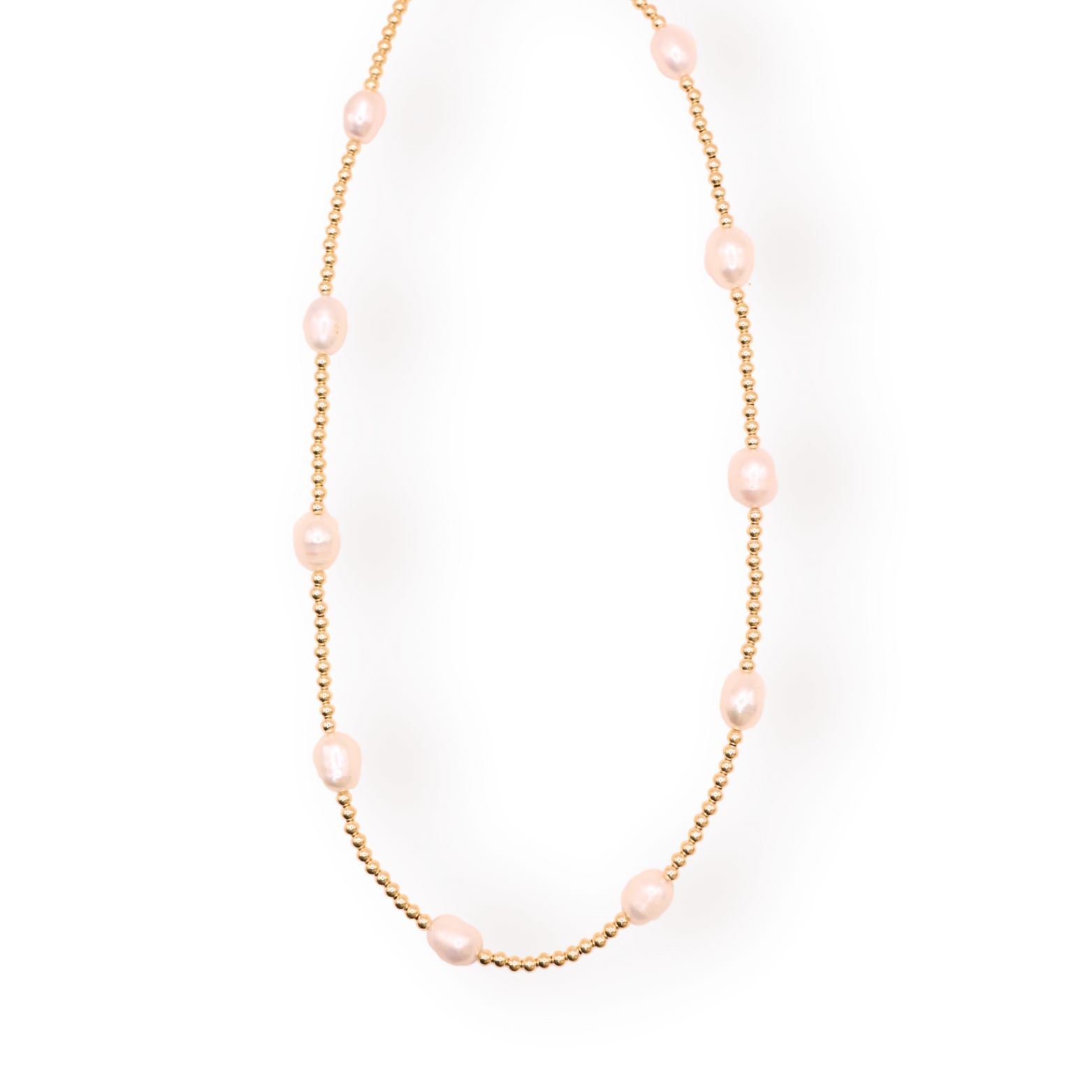 Pearl Poppi Beaded Stretch Necklace