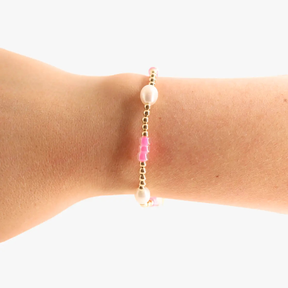 Hot Pink Pearl Poppi Bracelet