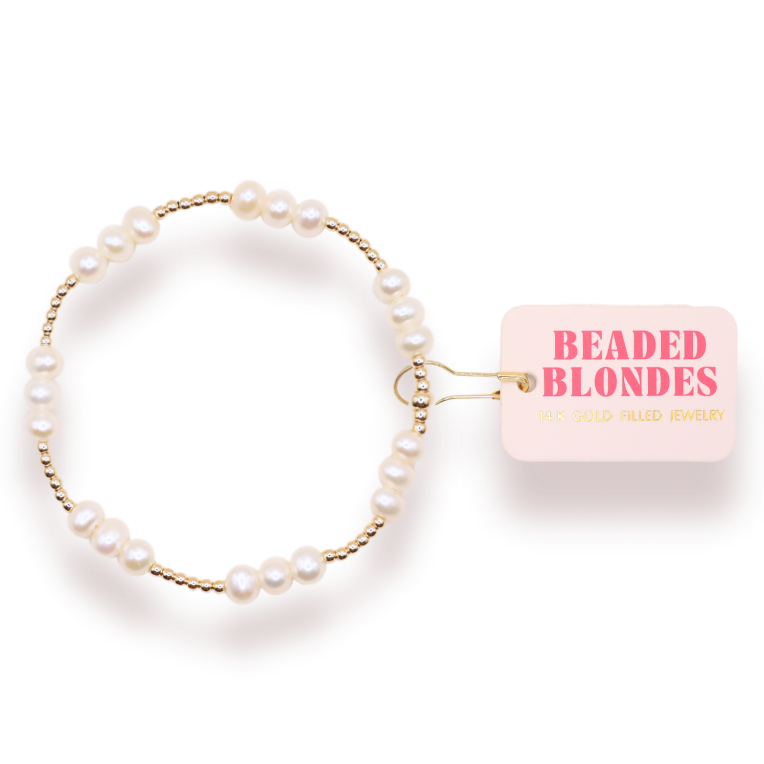 ILY Coastal Pearl Bracelet in Gold