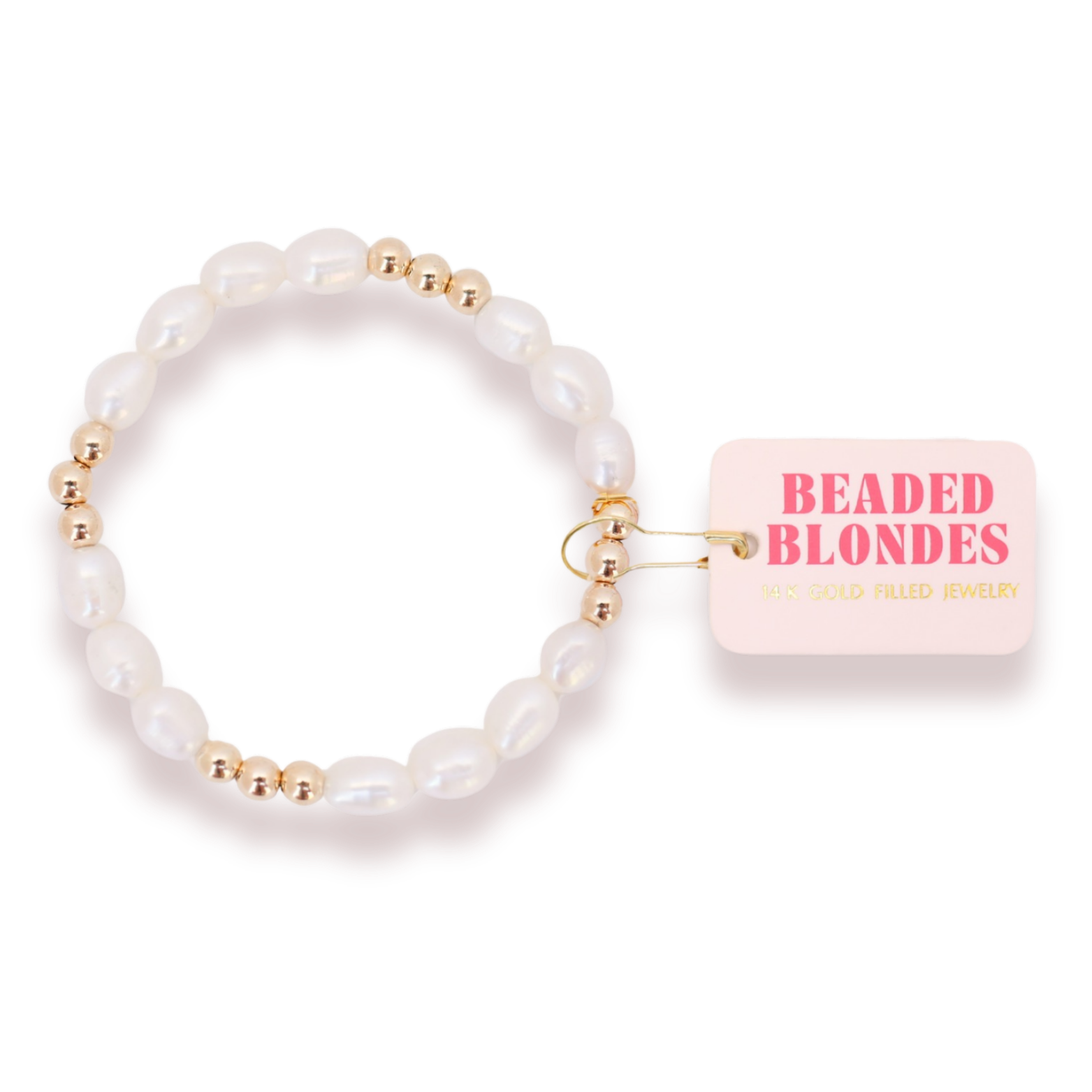 Willow Pearl Bracelet in Gold