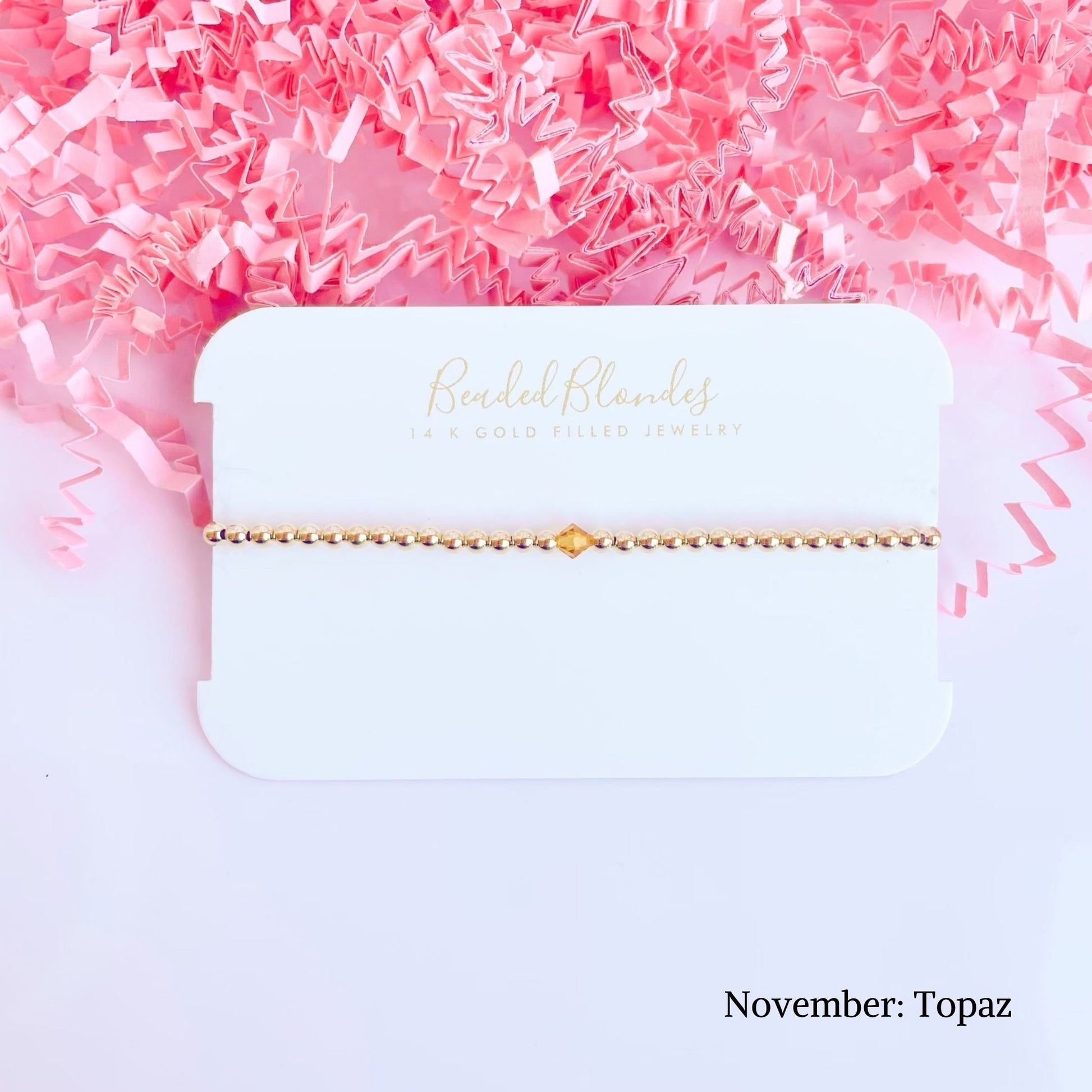 Birthstone Swarovski Crystal Bracelet