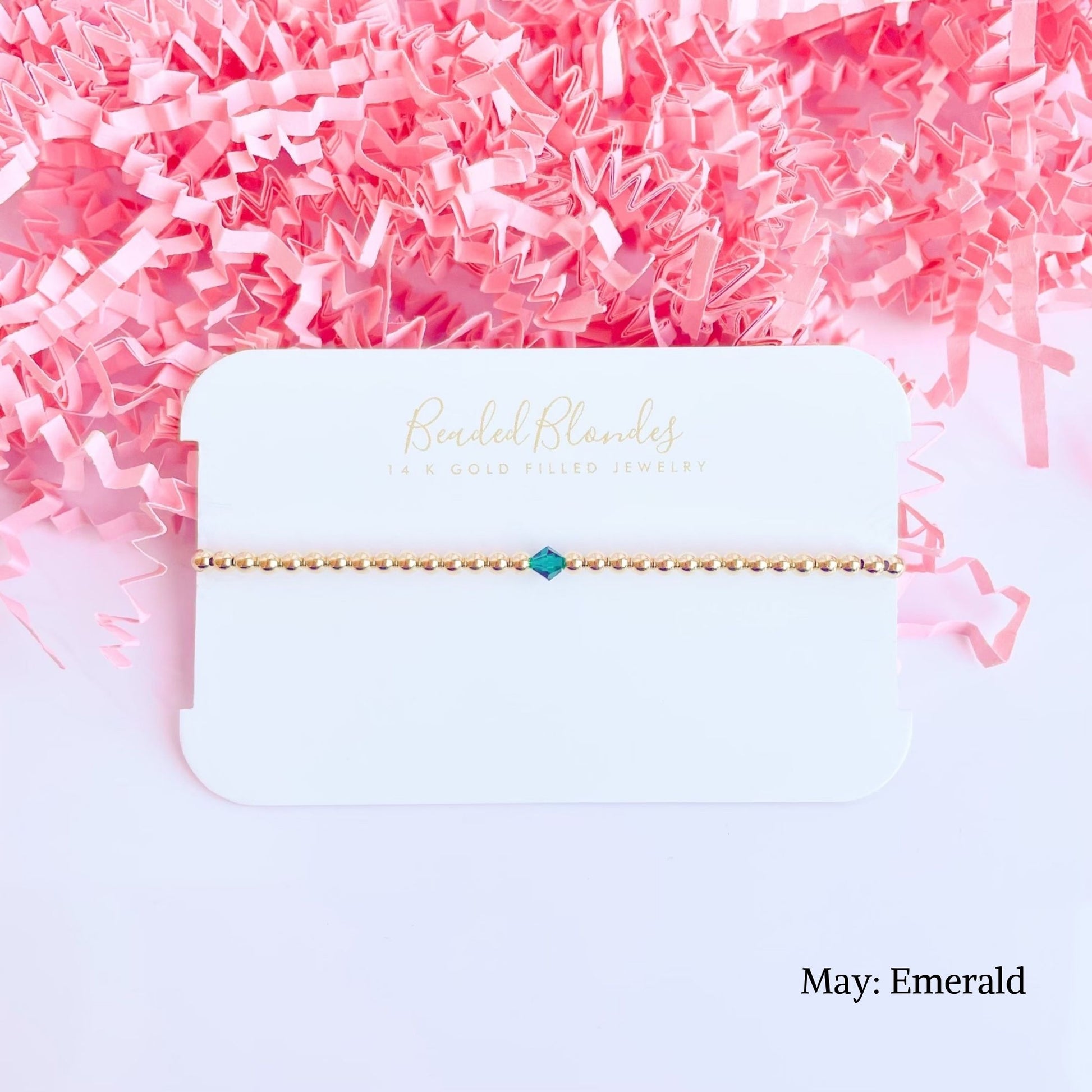 Birthstone Swarovski Crystal Bracelet