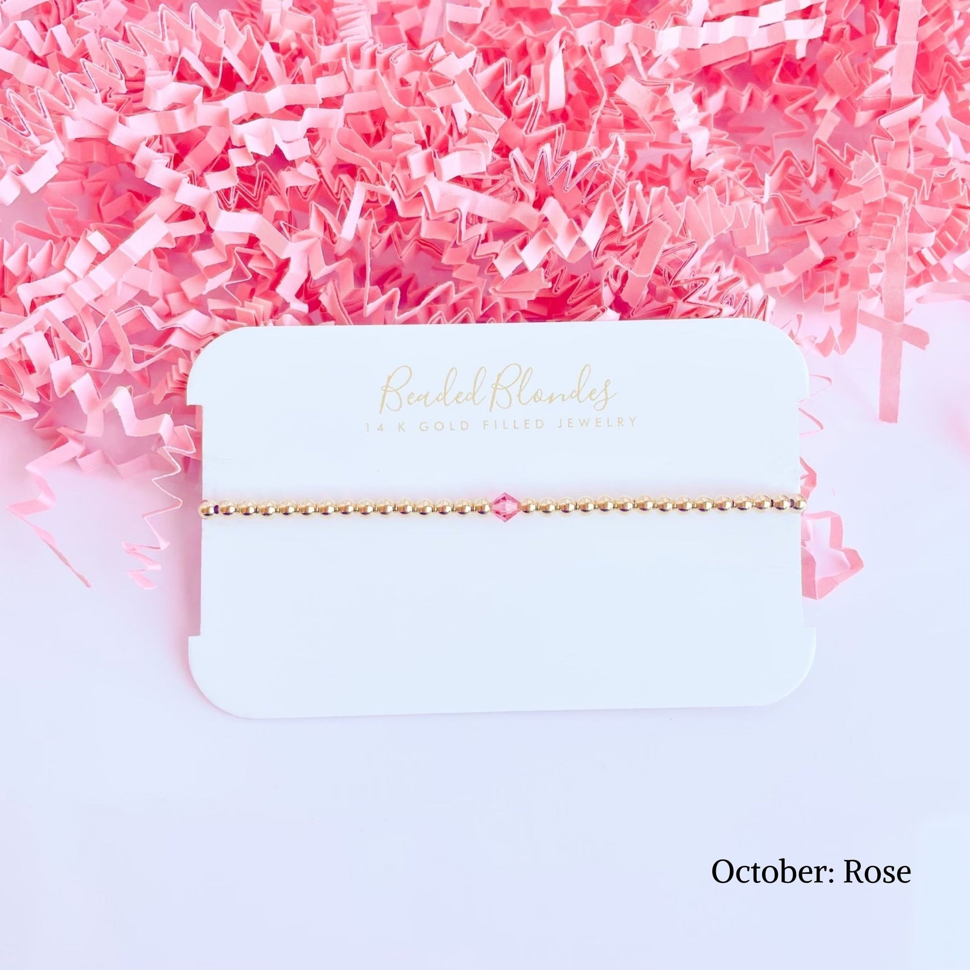 Birthstone Swarovski Crystal Bracelet