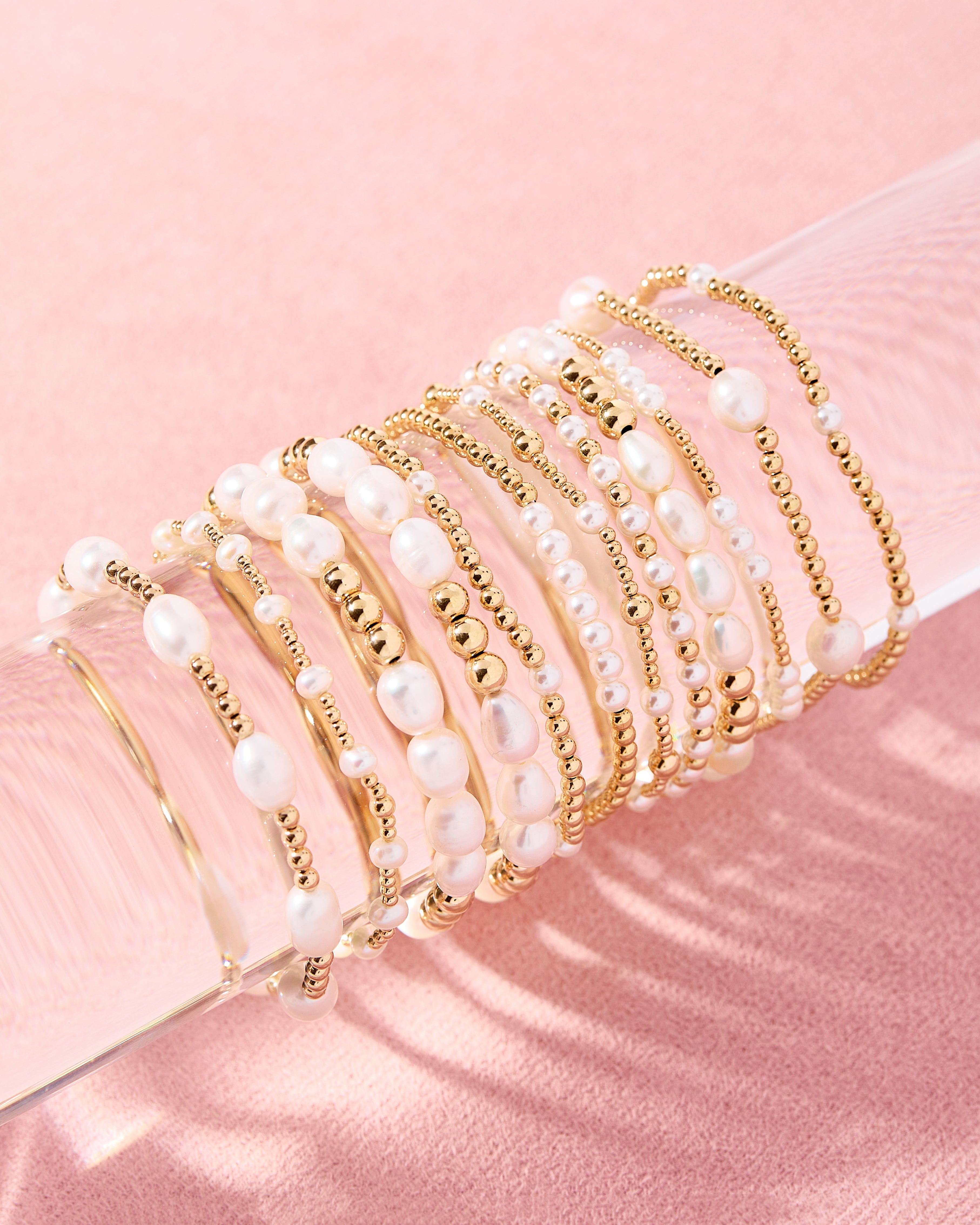 Beaded Bracelets - Buy Gold & Silver Beaded Bracelets Online – Beaded Blondes