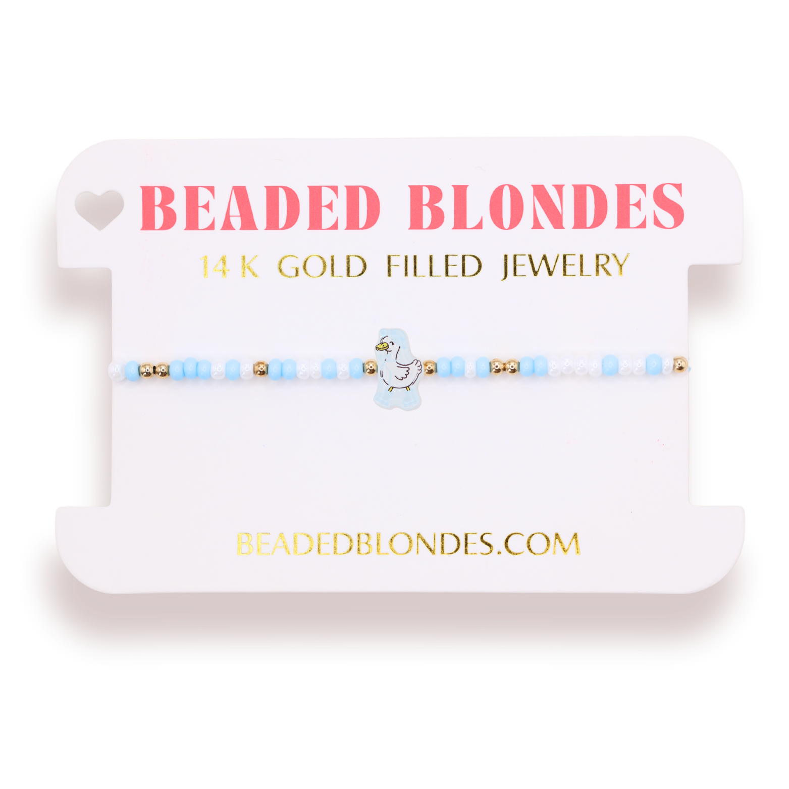 Blue Mama Goose Bracelet on Color