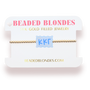 Kappa Kappa Gamma Block Bracelet on Gold