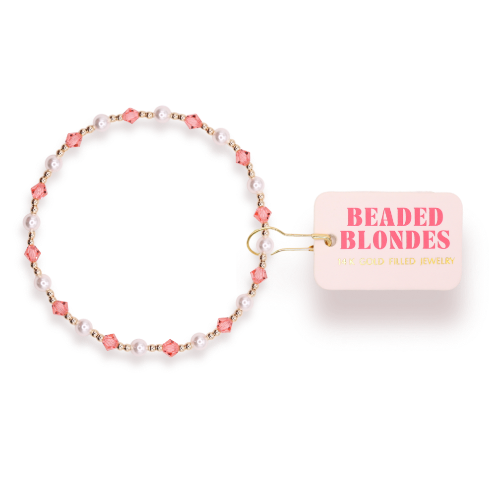 Pink Pearl June Bracelet