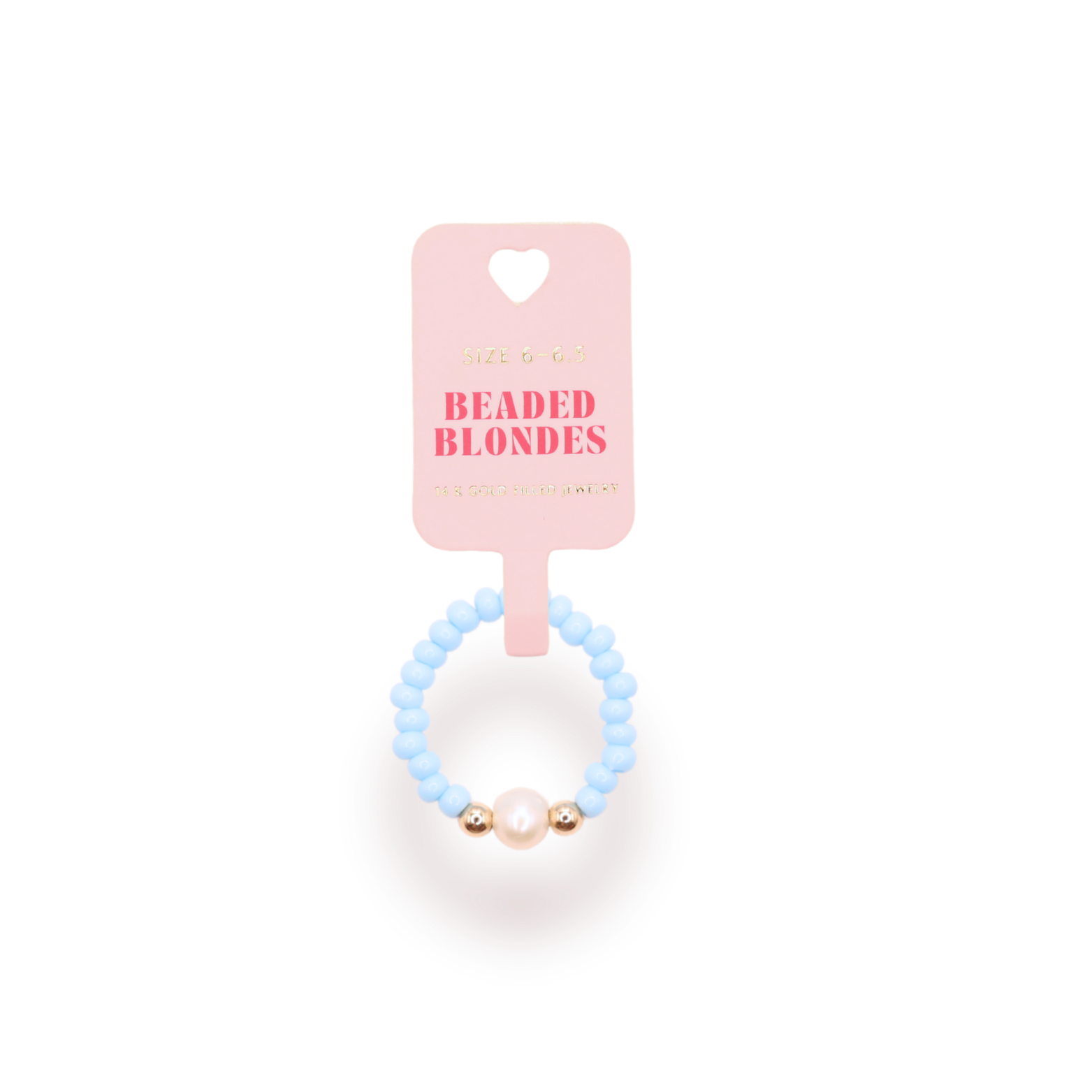 Powder Blue Pearl Ring