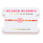 Chi Omega Block Bracelet on Color