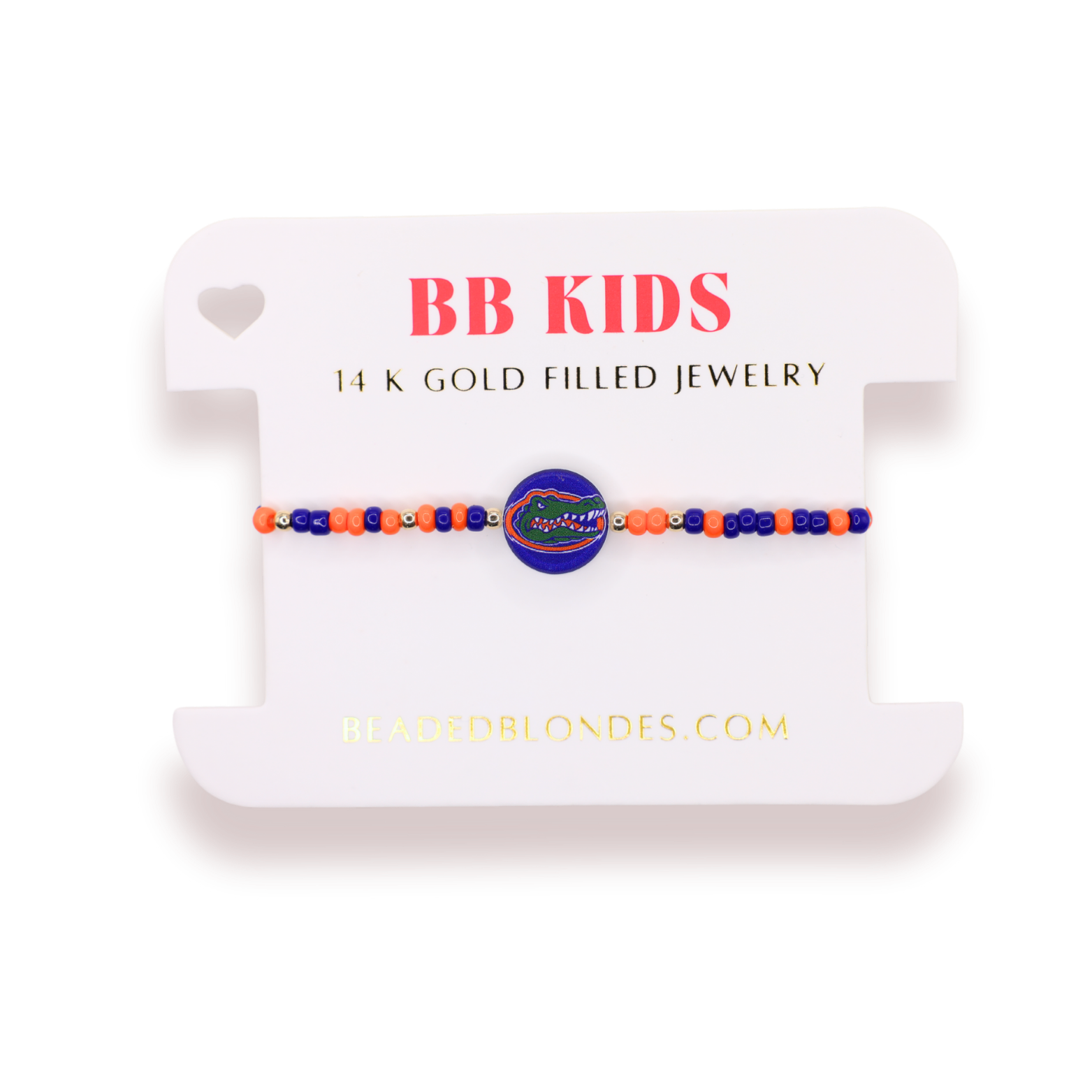 University of Florida Logo Flip Bracelet on Color (Kids Size)