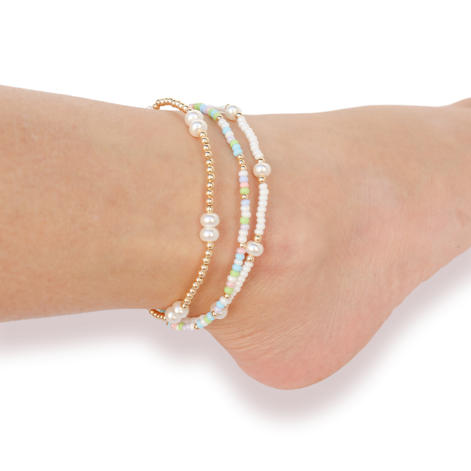 Coastal Pearl Anklet