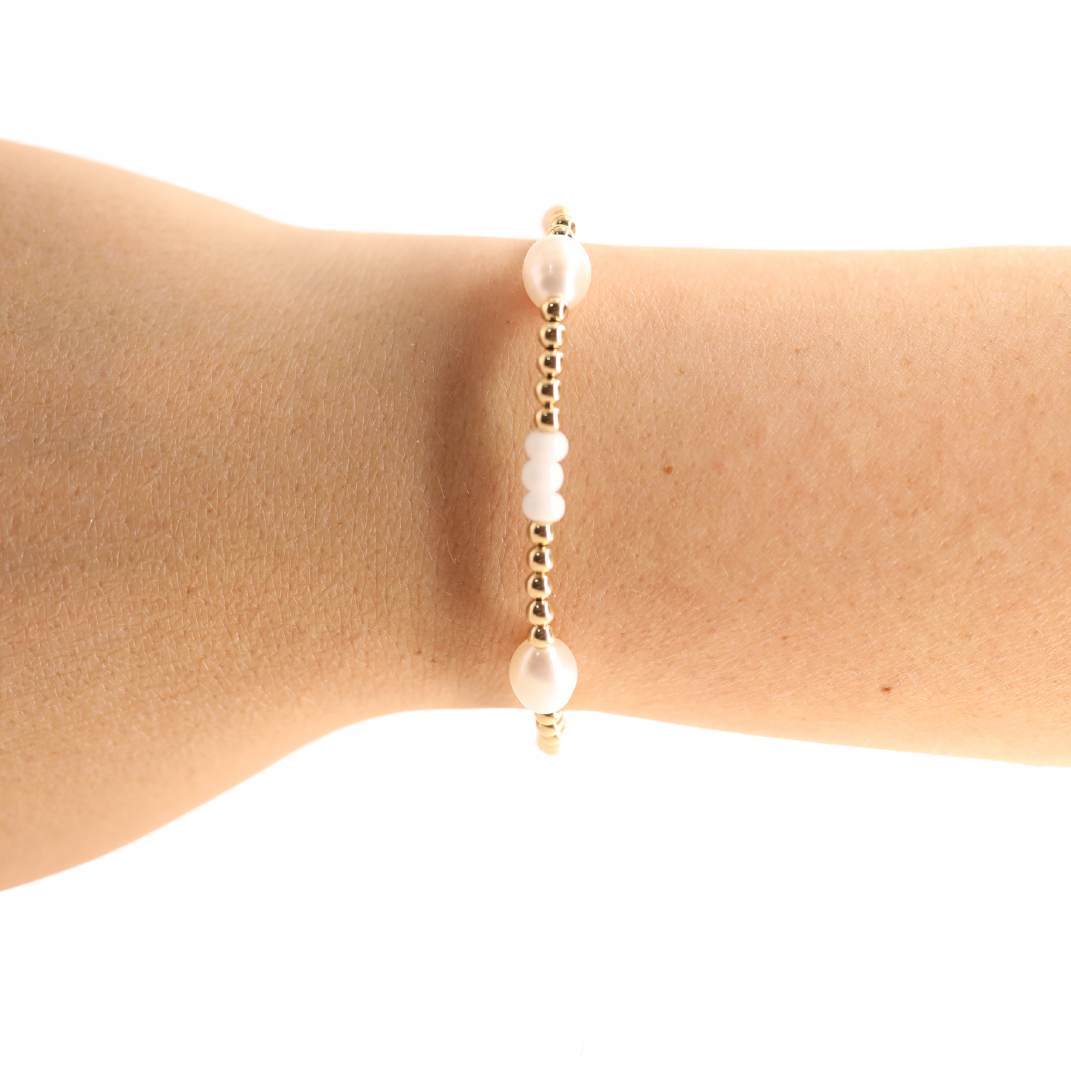 White Pearl Poppi Bracelet