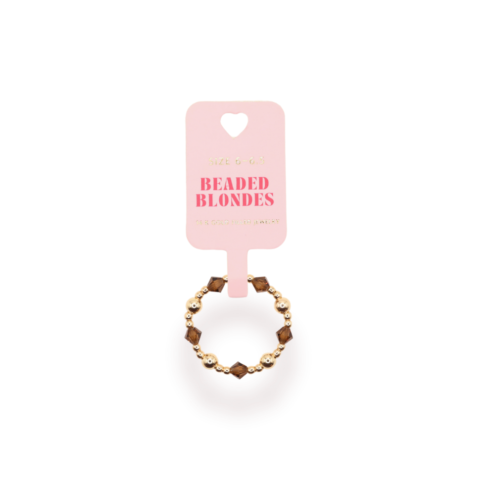 Cocoa Brown June Ring