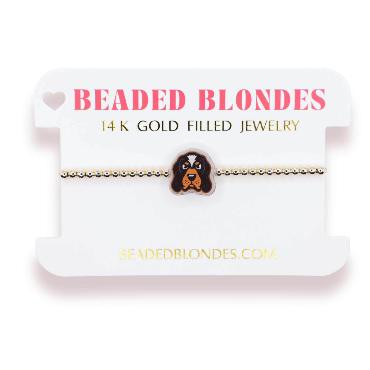 Smokey Mascot Bracelet on Gold