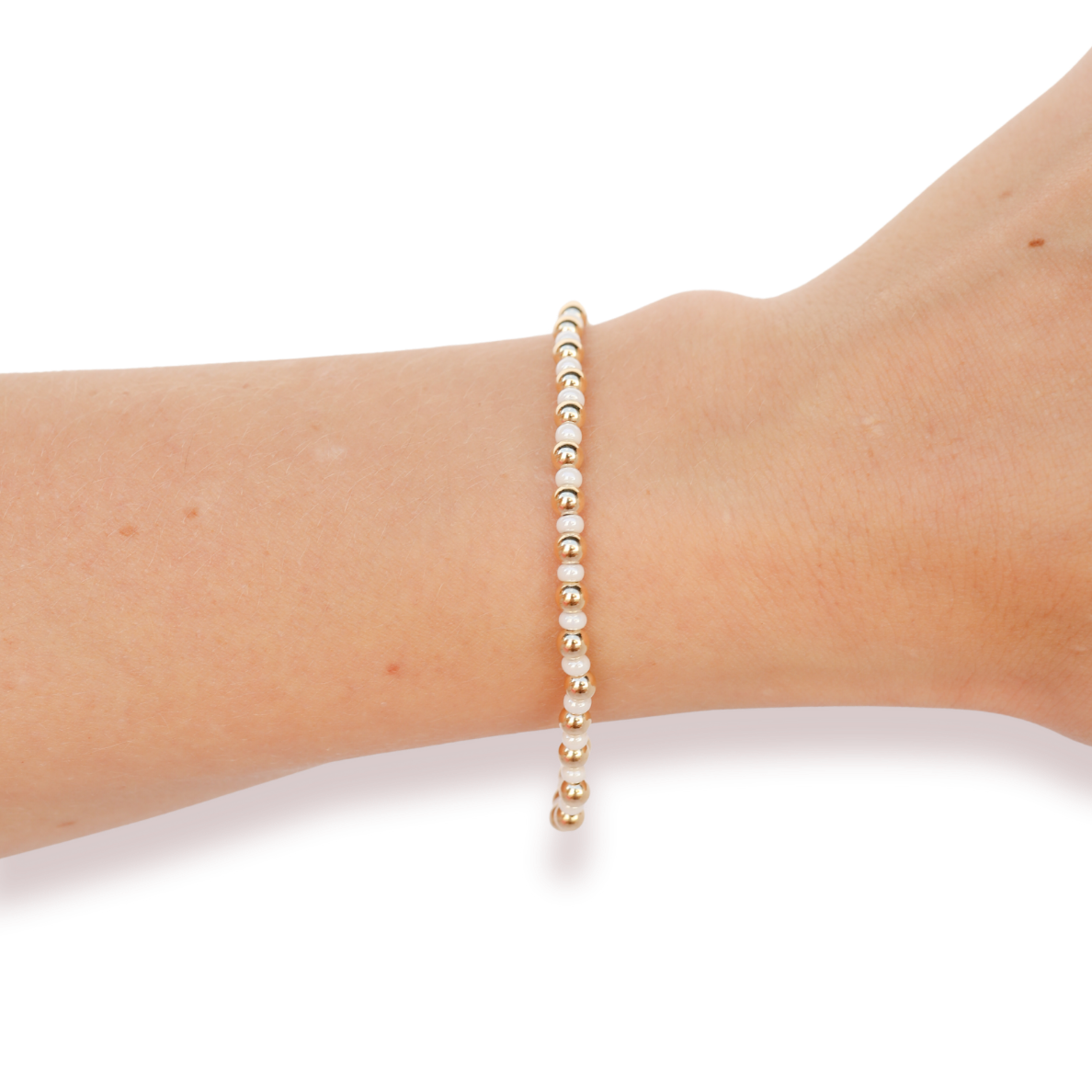 Demi Bracelet in Luster White
