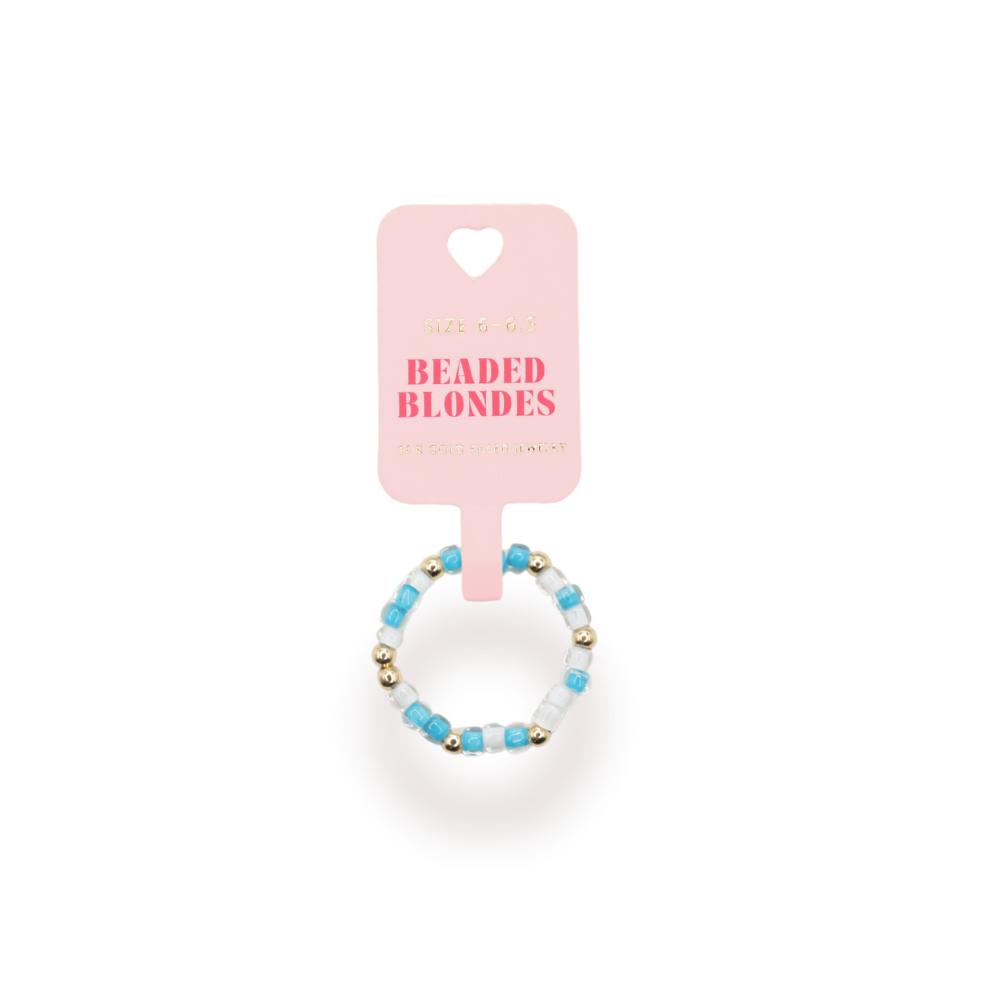 Teal Breeze Sprinkle Ring