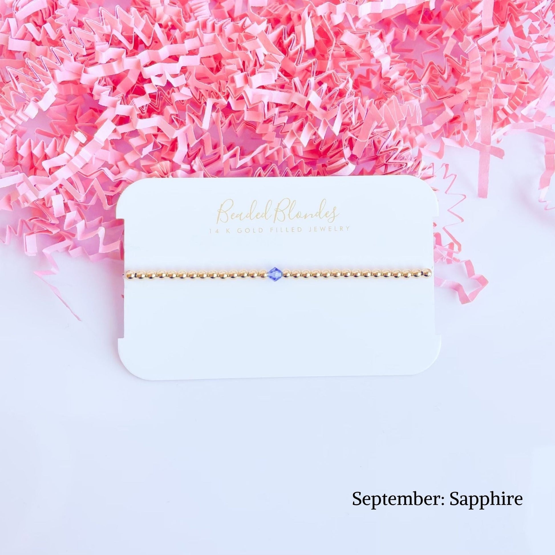 Birthstone Swarovski Crystal Bracelet (Kids Size)