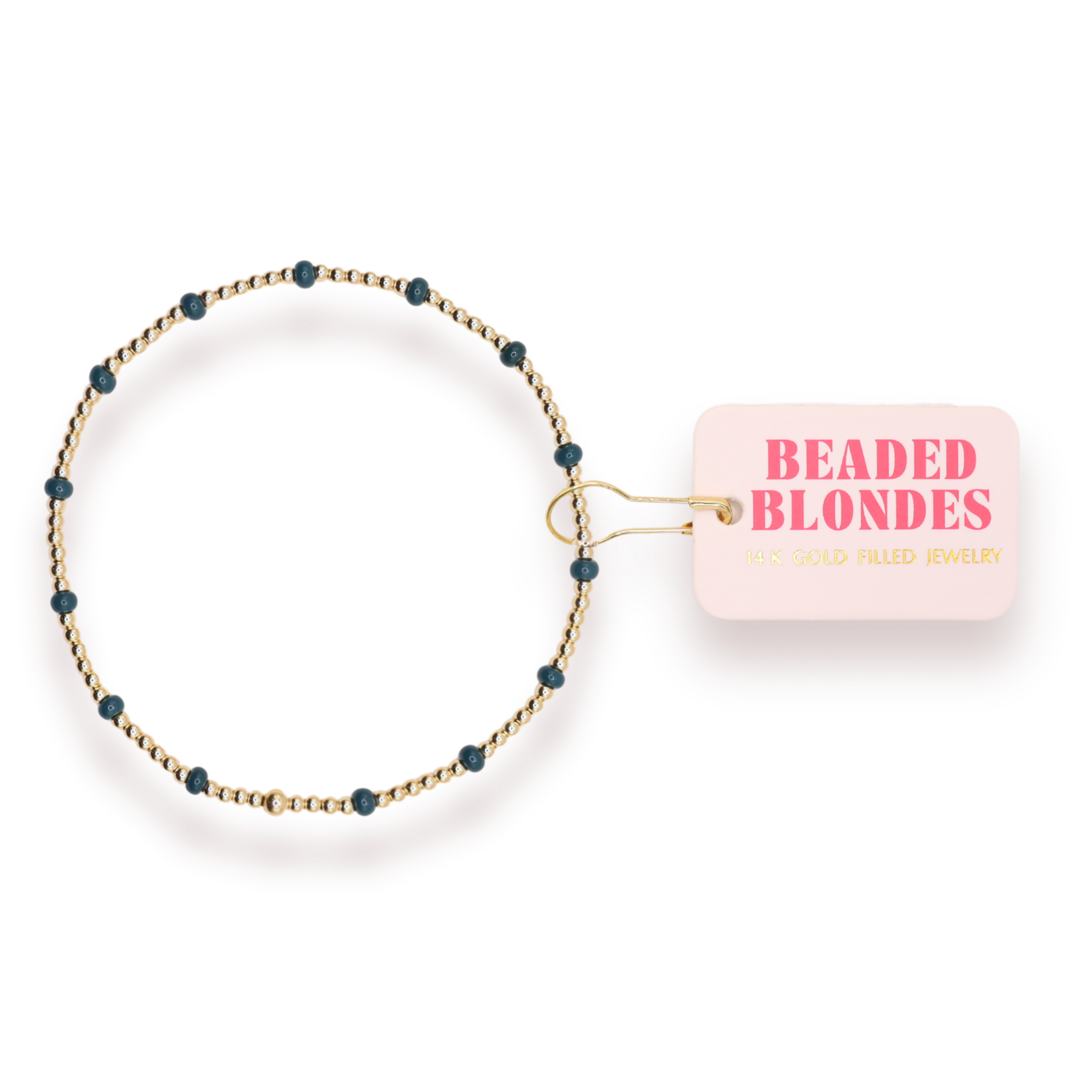 Midnight Green Dainty Poppi Bracelet (Spring Sale)