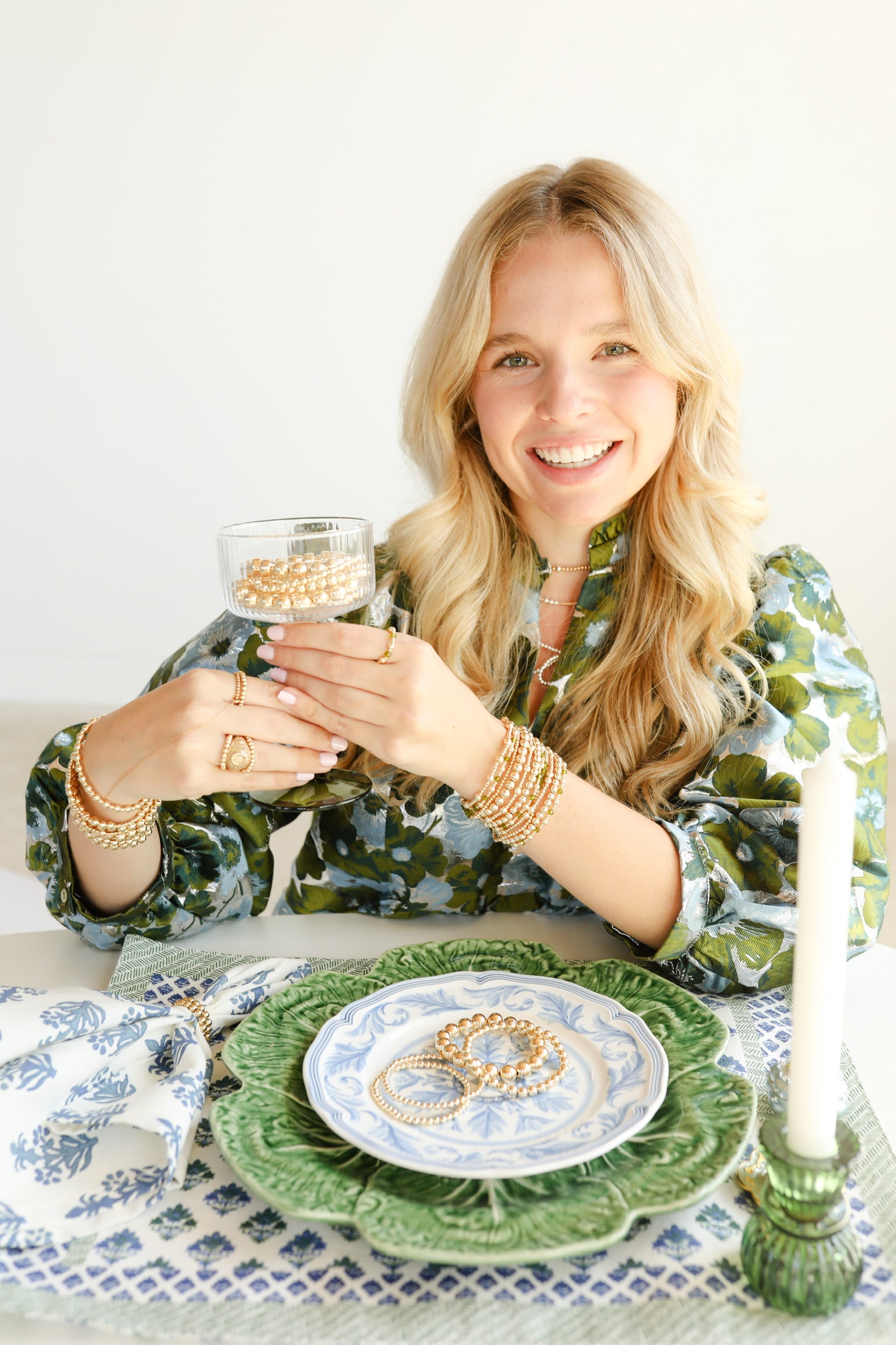 Olive Green June Ring