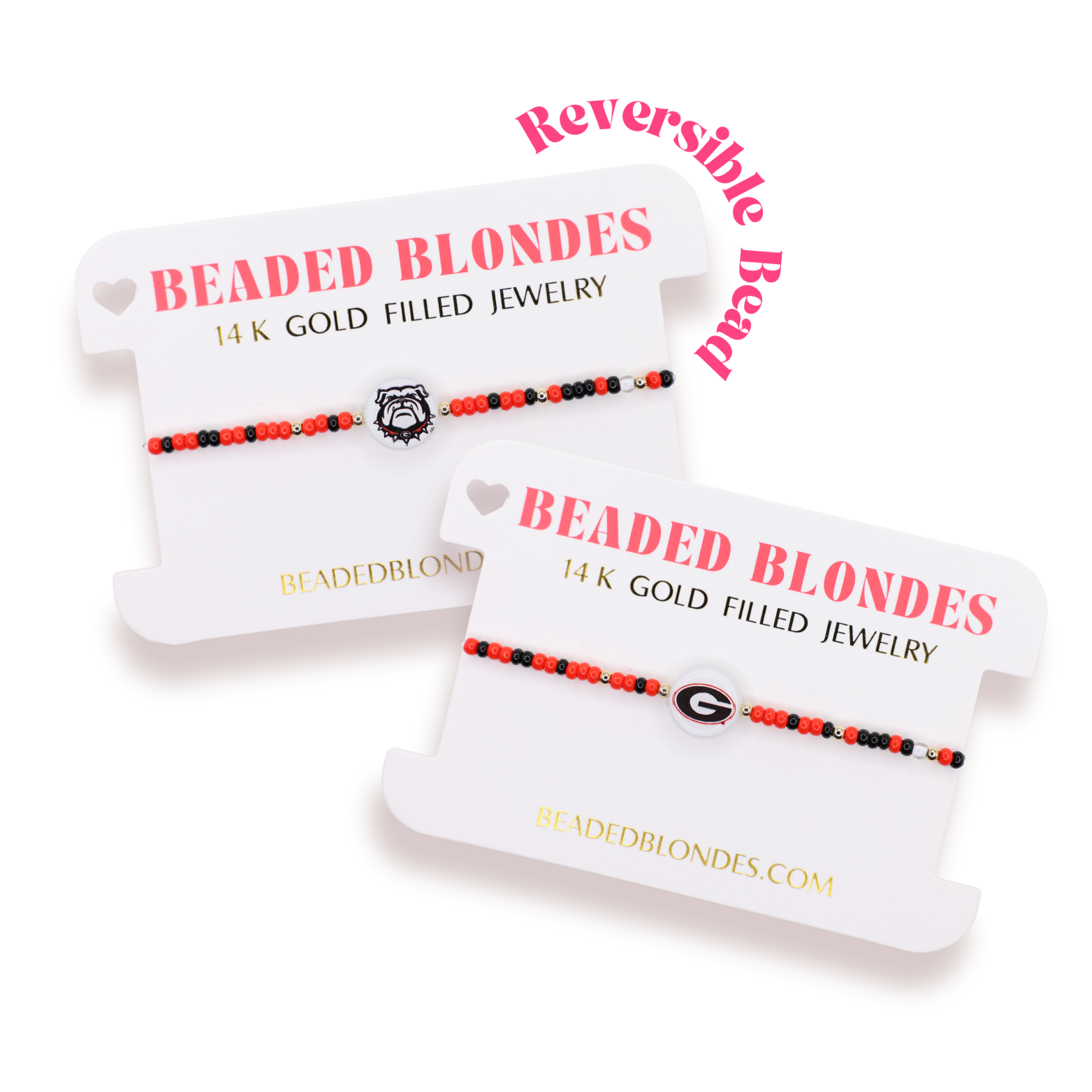 Georgia Logo Flip Bracelet on Color