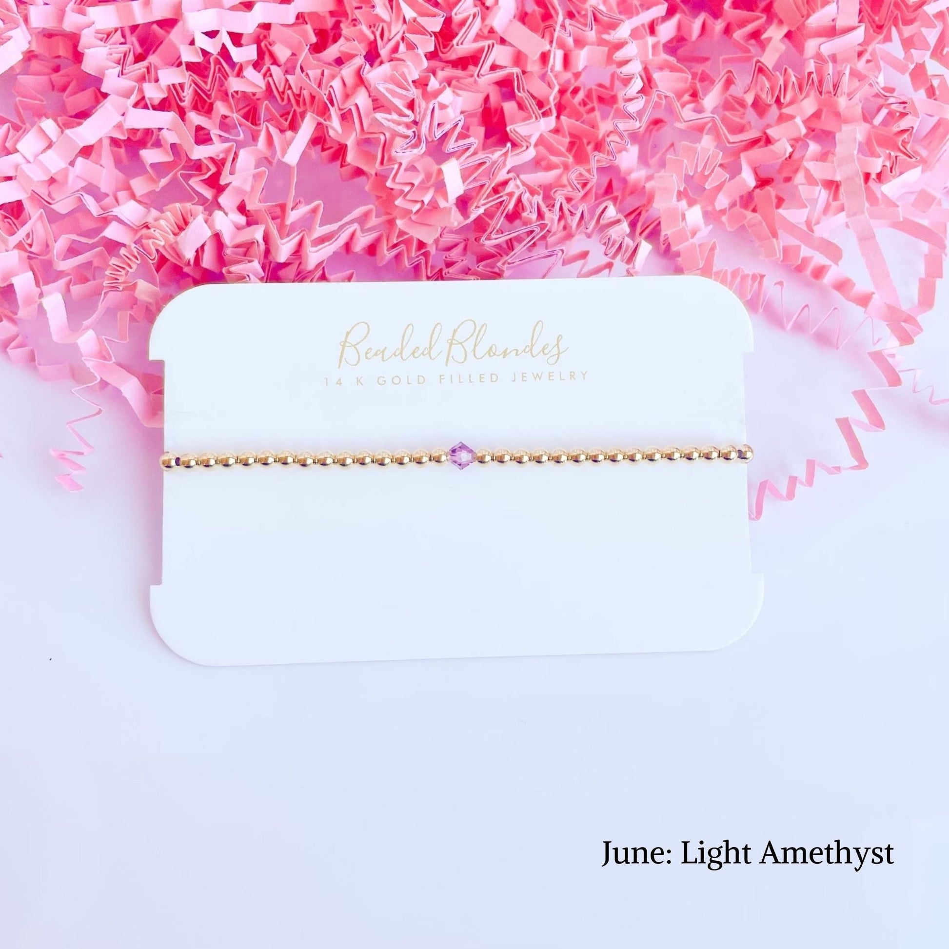 Birthstone Swarovski Crystal Bracelet (Kids Size)