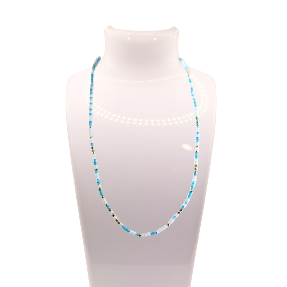 Teal Breeze Sprinkle Necklace