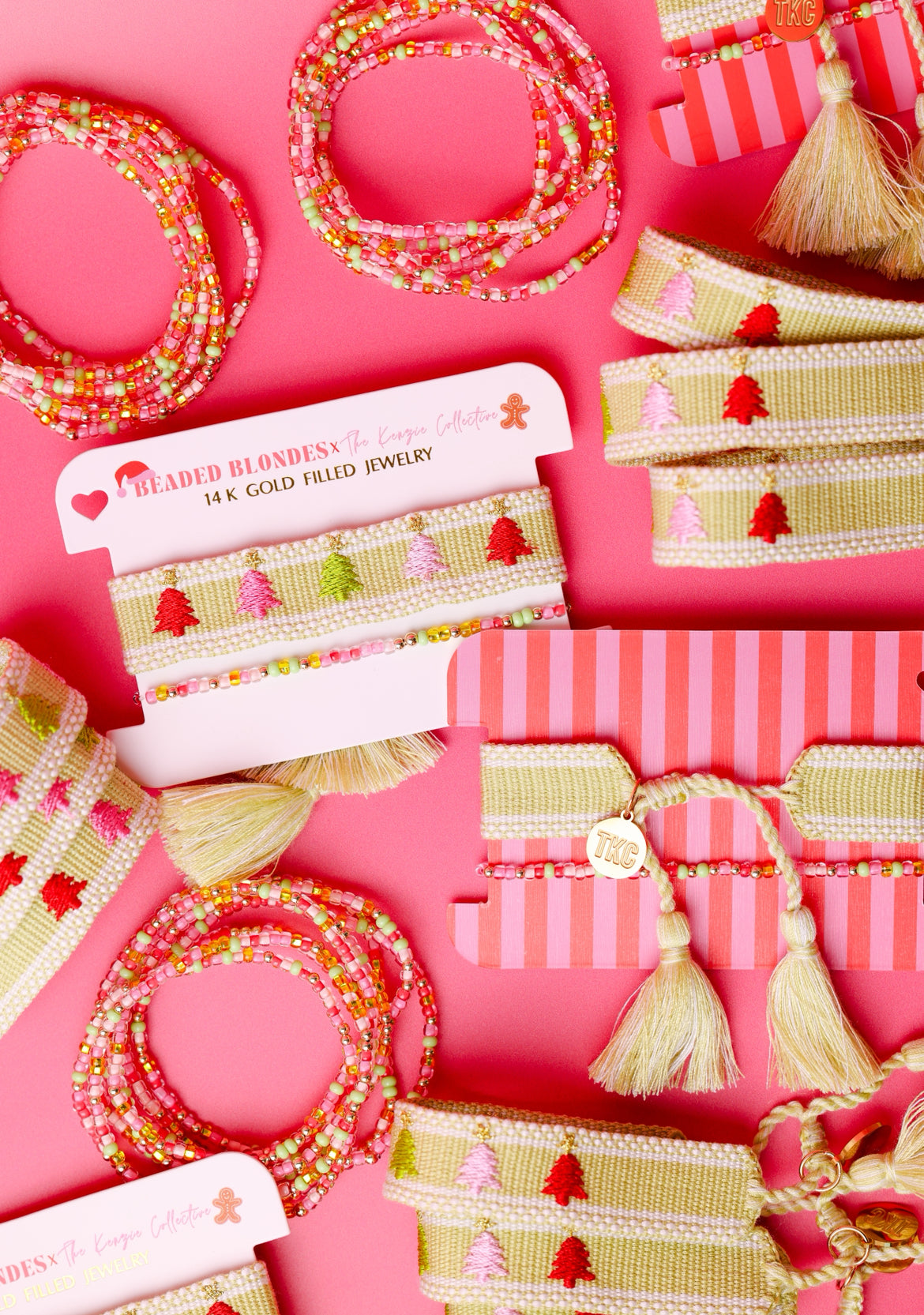 Christmas Trees BB X KC Christmas Tassel Stack