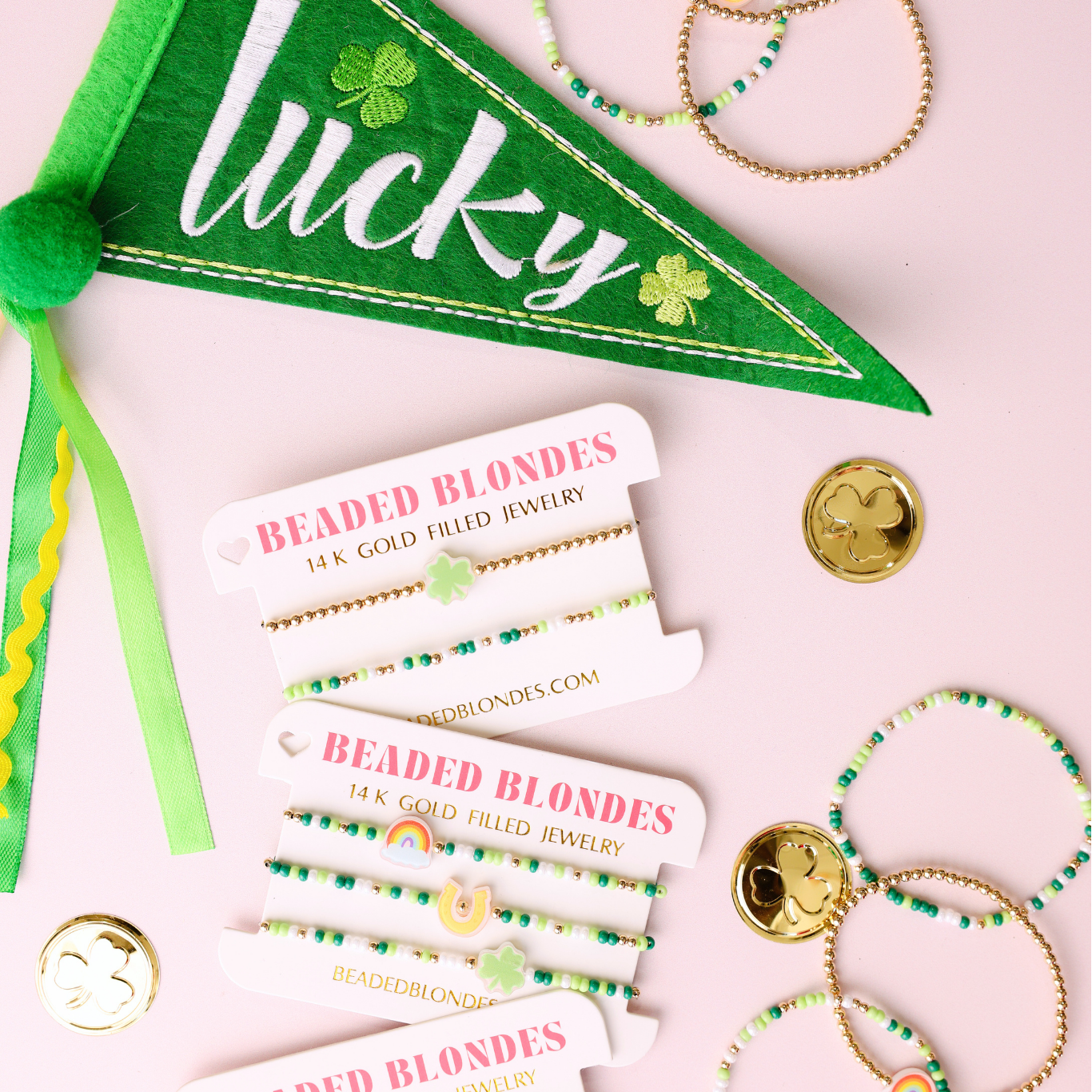 Clover Bracelet on Color