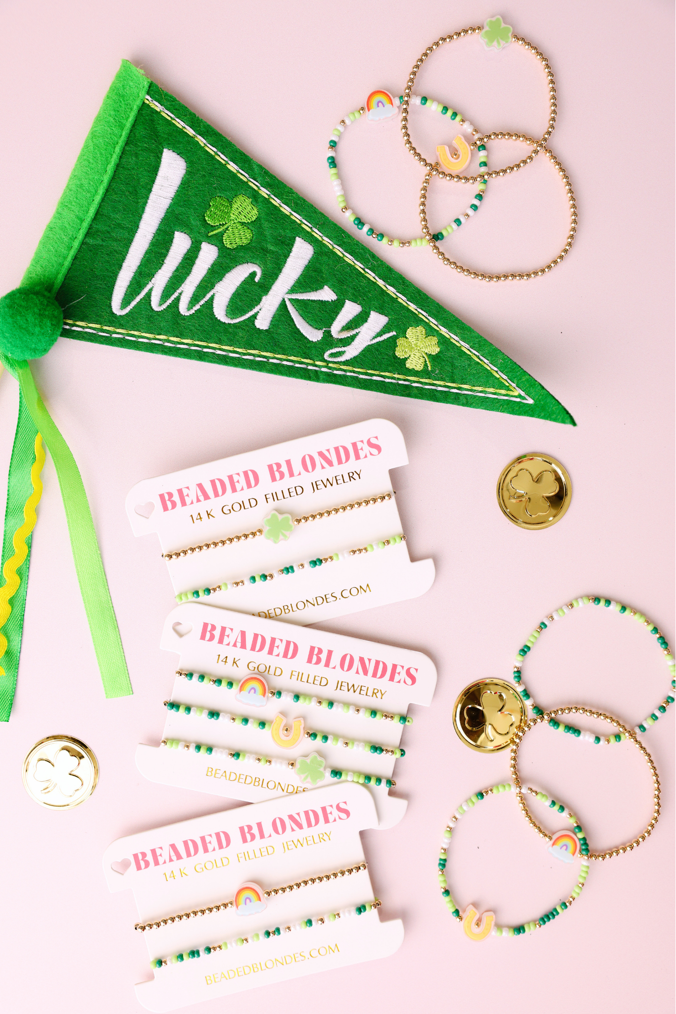 Clover Bracelet on Pinch Proof Sprinkle