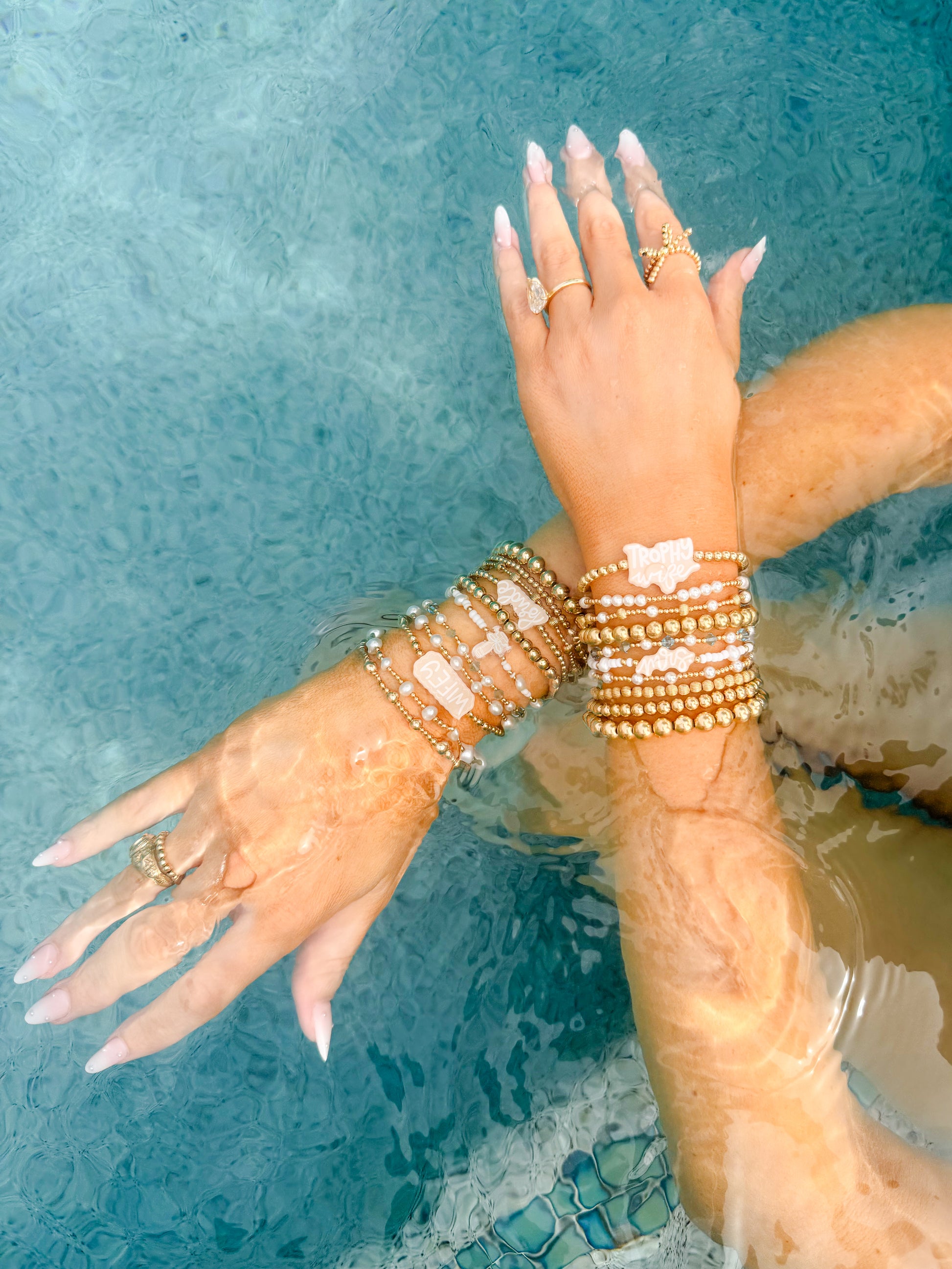 Bride Bracelet on Gold
