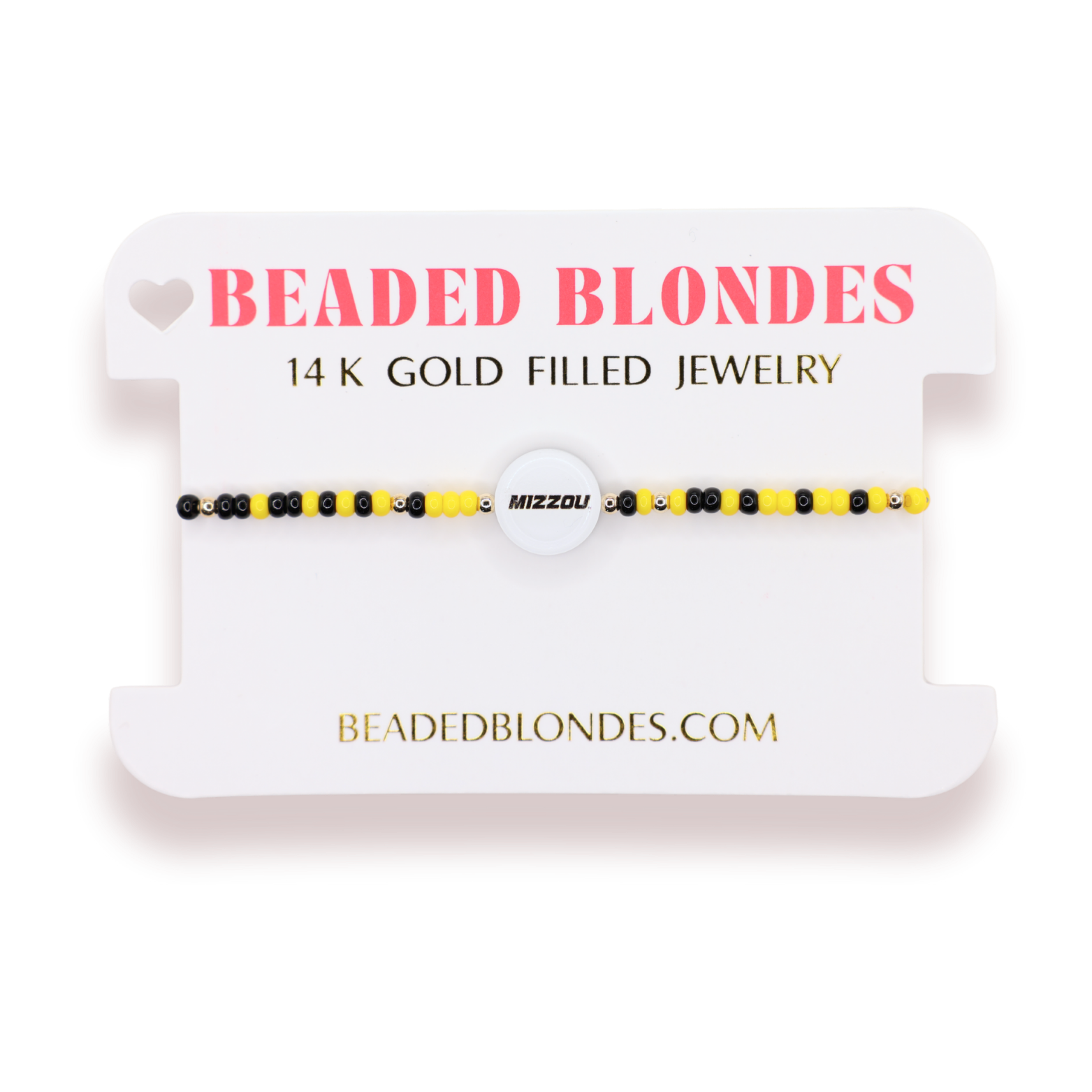 Mizzou Logo Flip Bracelet on Color