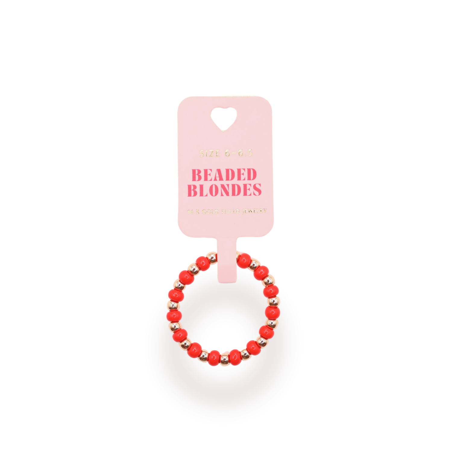 Bright Red Demi Ring